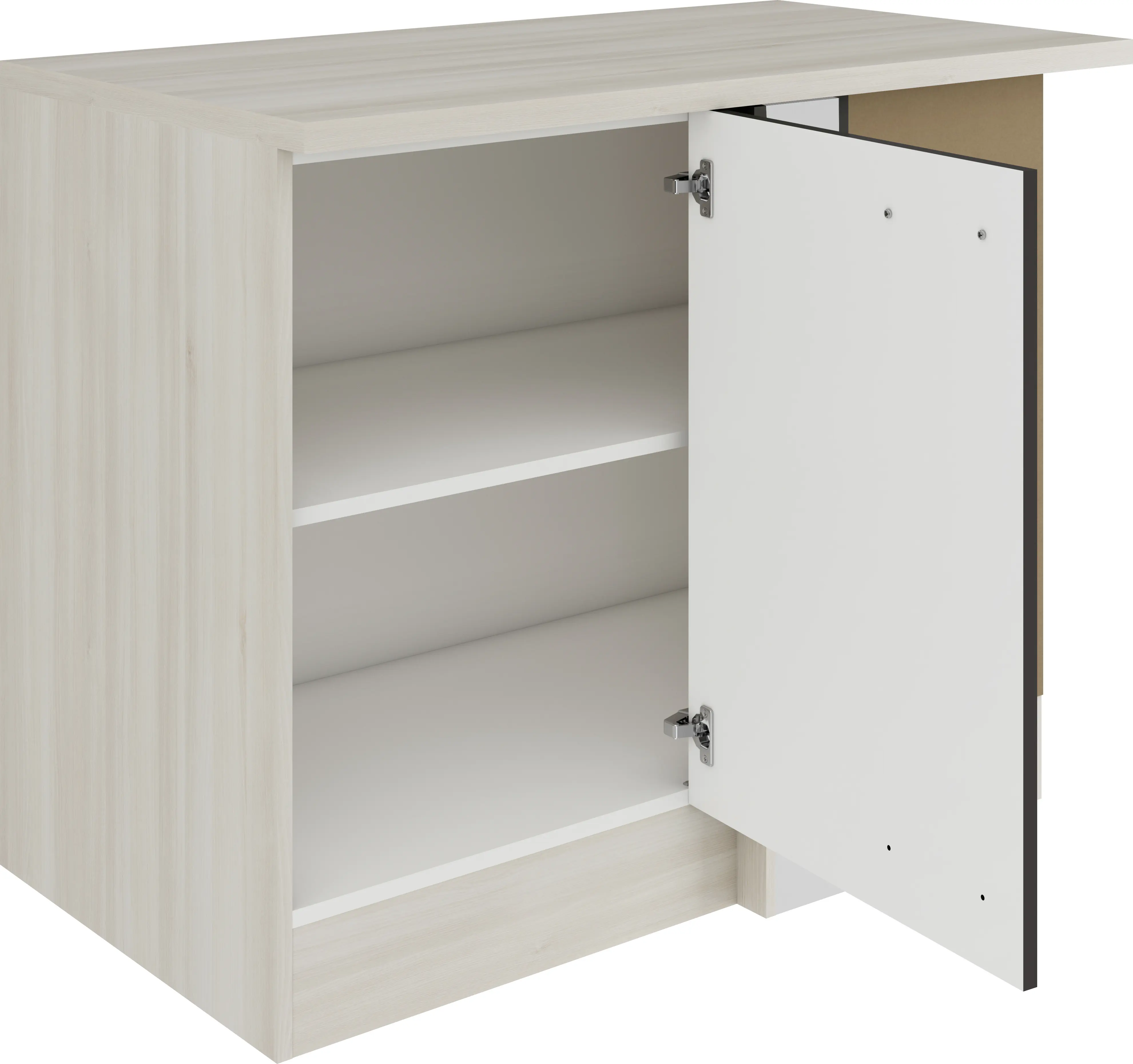Optifit Eckunterschrank Faro 220 anthrazit/akazie 110 cm
