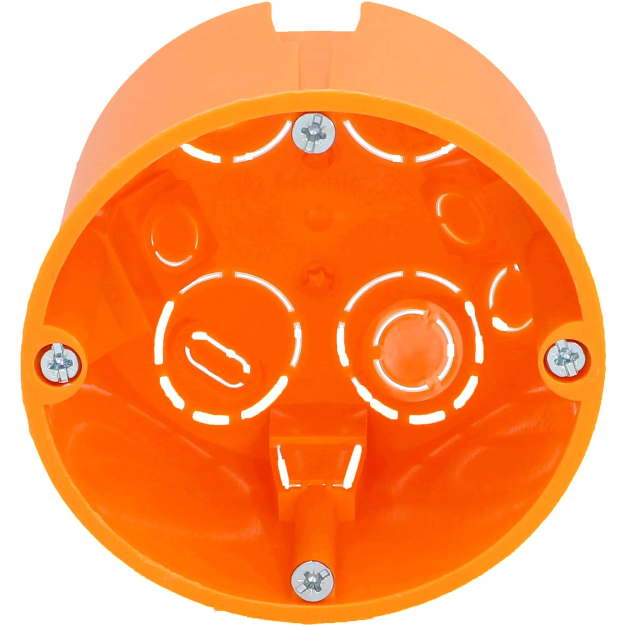 Hohlwand-Schalterdose 61 mm, orange
