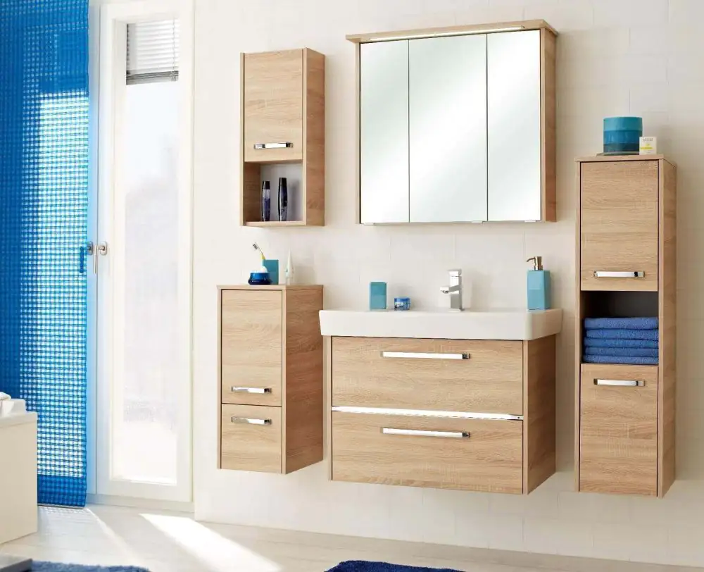 Primaster Midischrank Berlin eiche 115 x 30 x 33 cm
