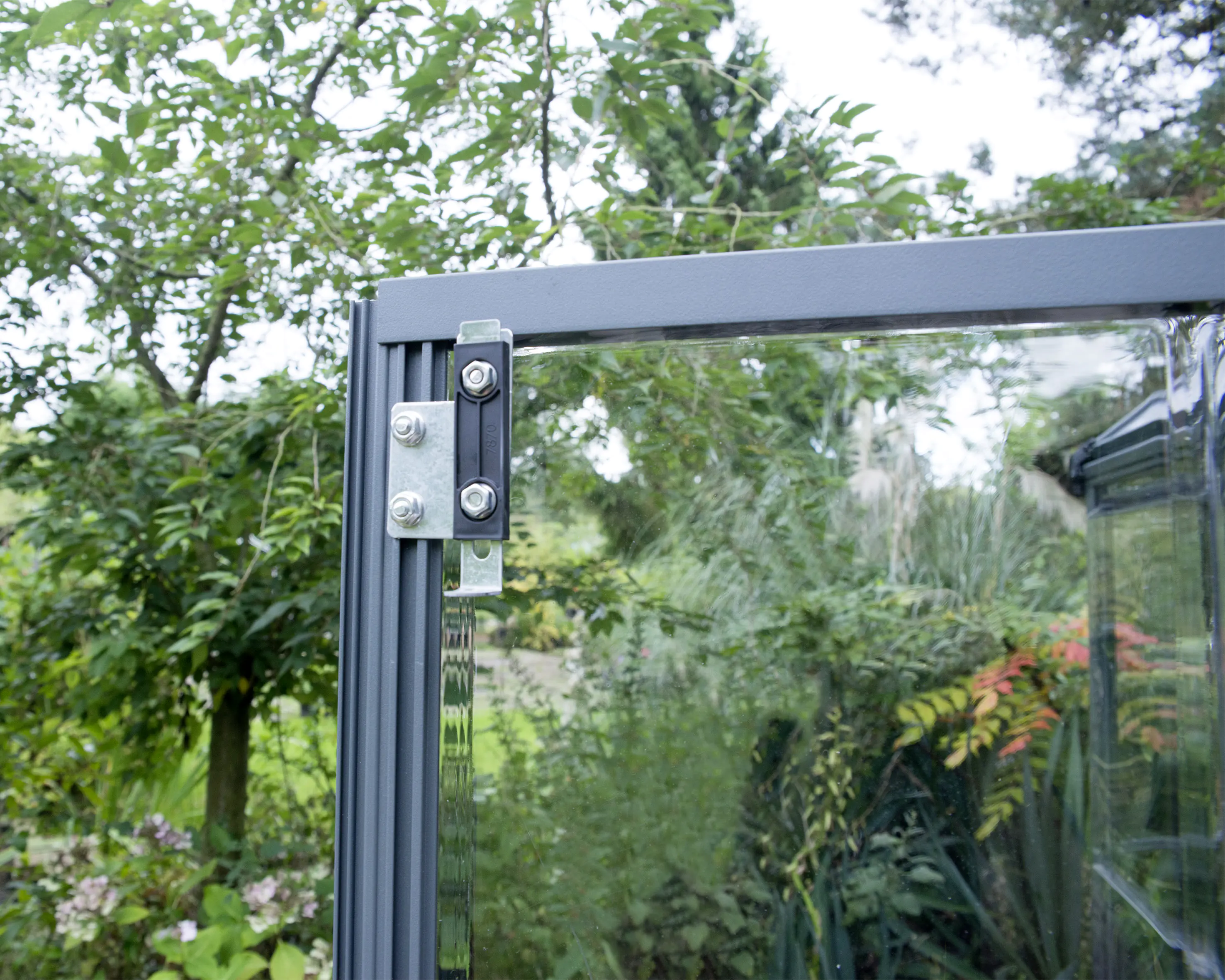 Canopia Gewächshaus Oasis 8 Alu grau 247 x 213 cm