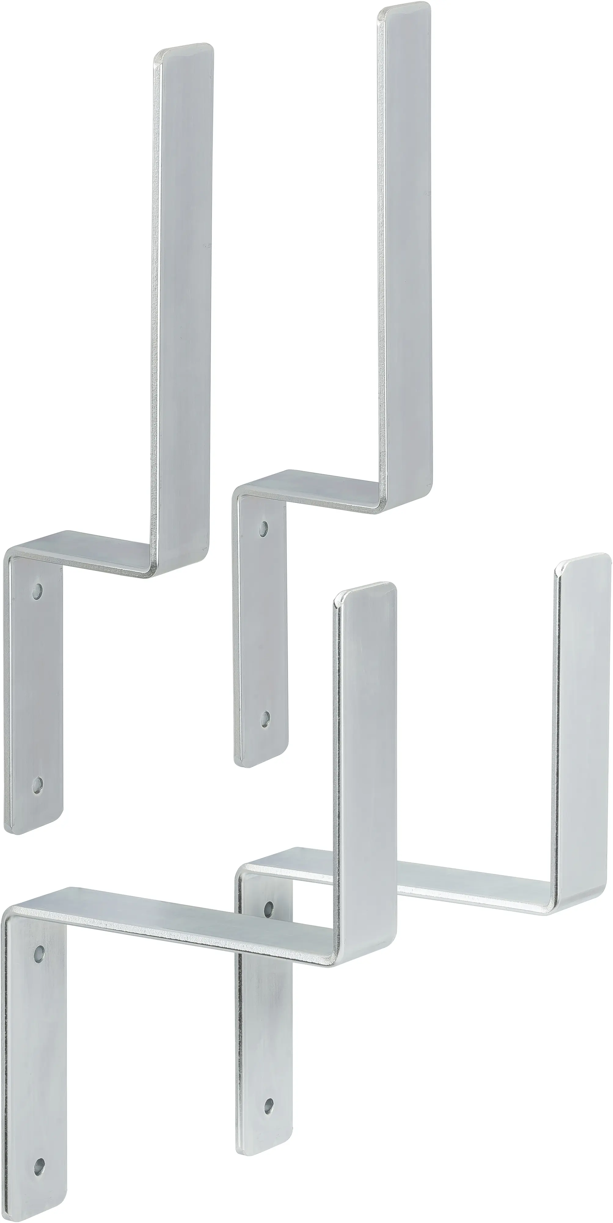 Vormann Halterungs-Sets Festzeltgarnitur verzinkt 370/280 x 80/160 x 40 mm