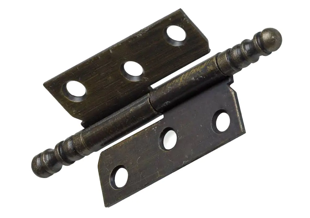 Hettich Möbelband mit Zierkopf rechts brüniert 40 x 50 mm