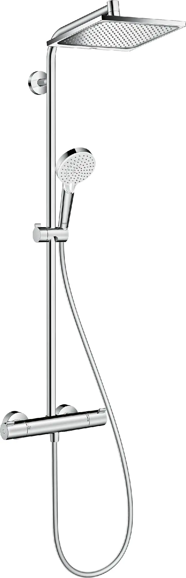 Hansgrohe Kopfbrausesystem Crometta E 240 mit Brausethermostat