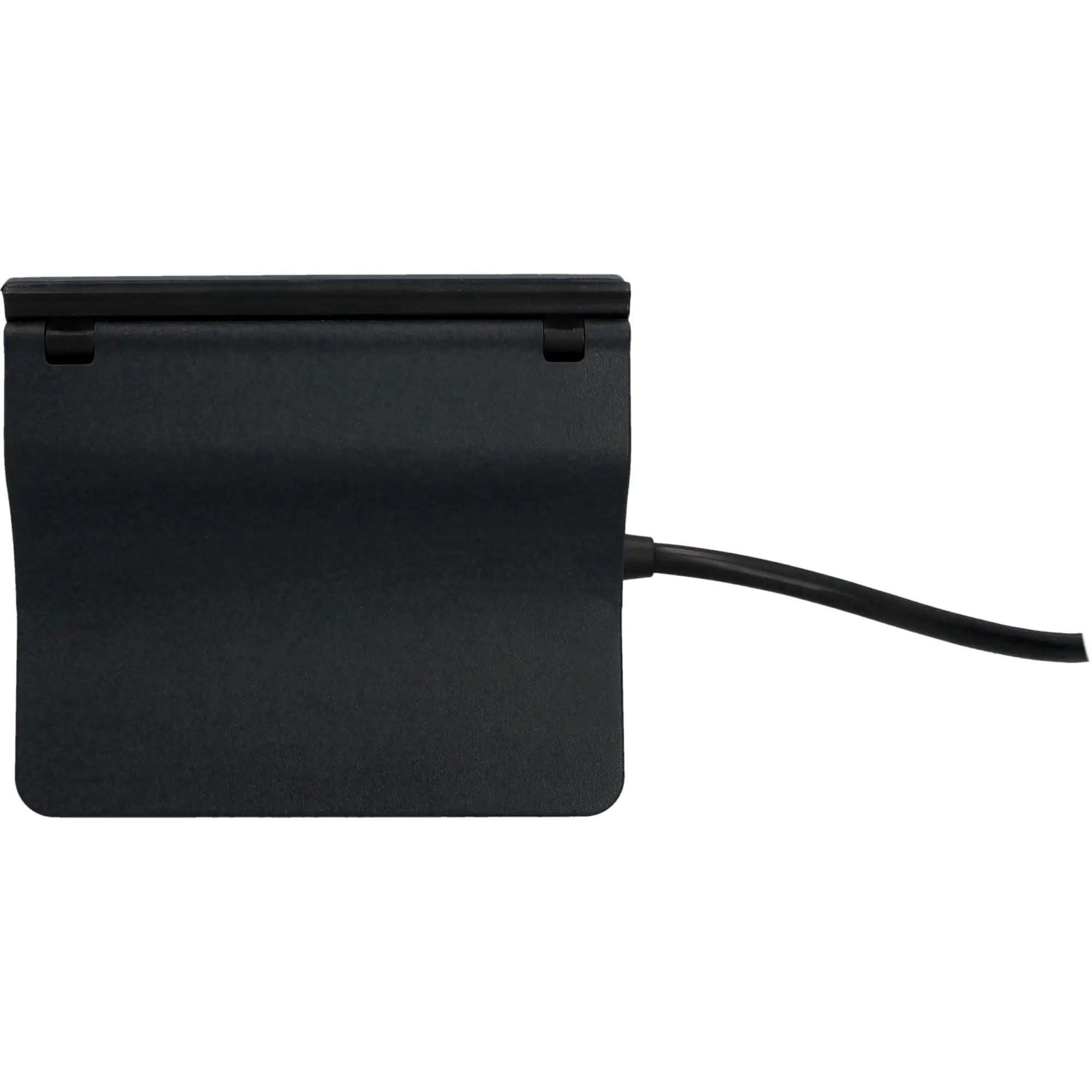 Unitec Steckdosenleiste 3-fach 3m mit Clip Befestigung, weiß grau