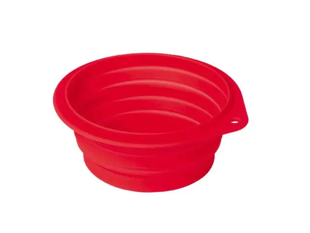Nobby Silikon Napf faltbar rot ca. 500 ml