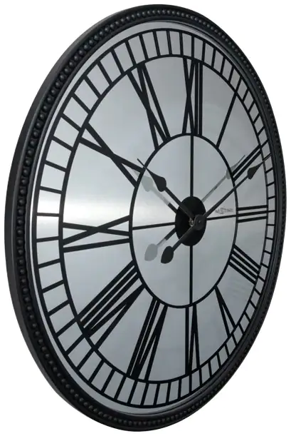 Nextime Wanduhr Cleopatra Ø 56 cm schwarz