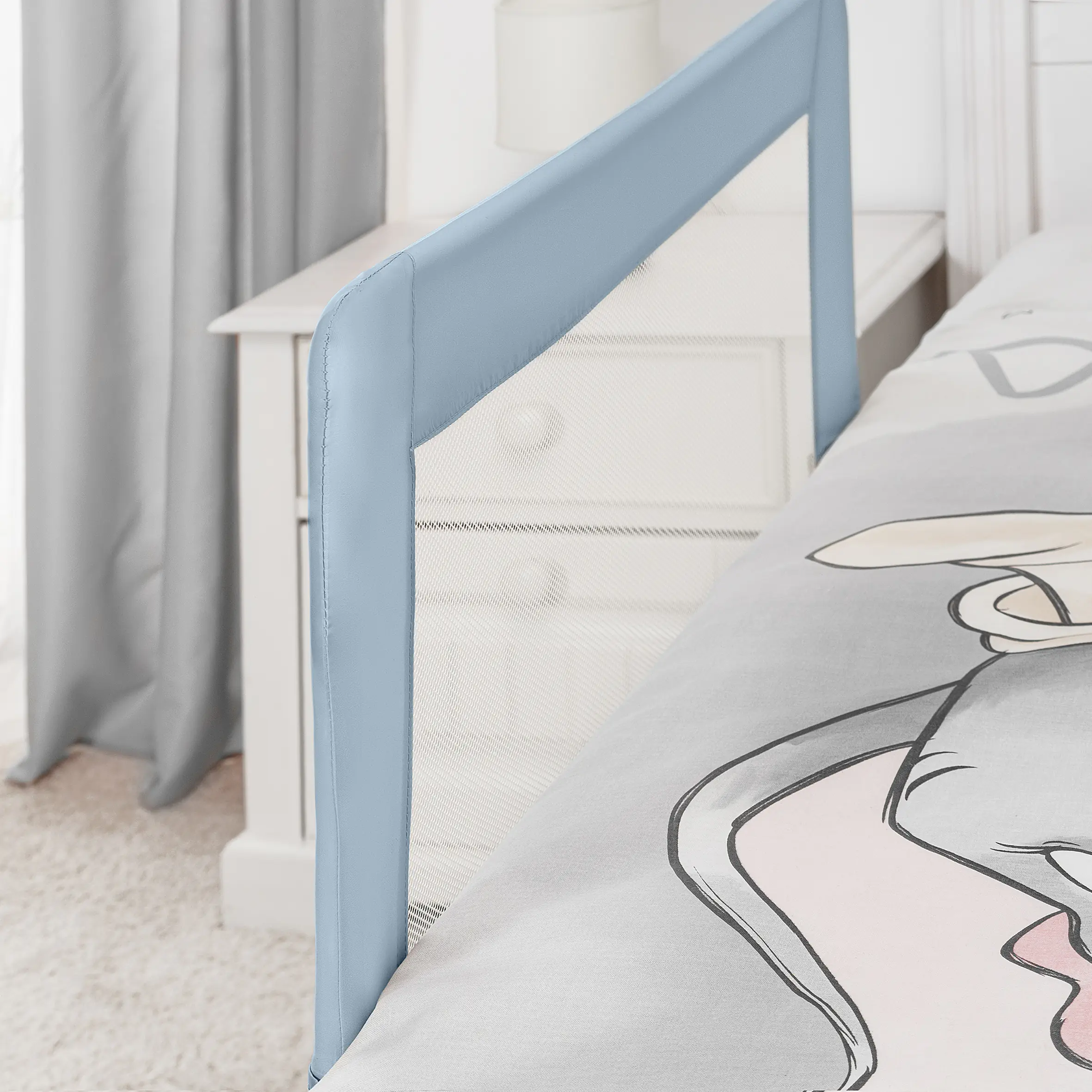 reer Bettgitter XL Sleep'n Keep 150 cm blaugrau 