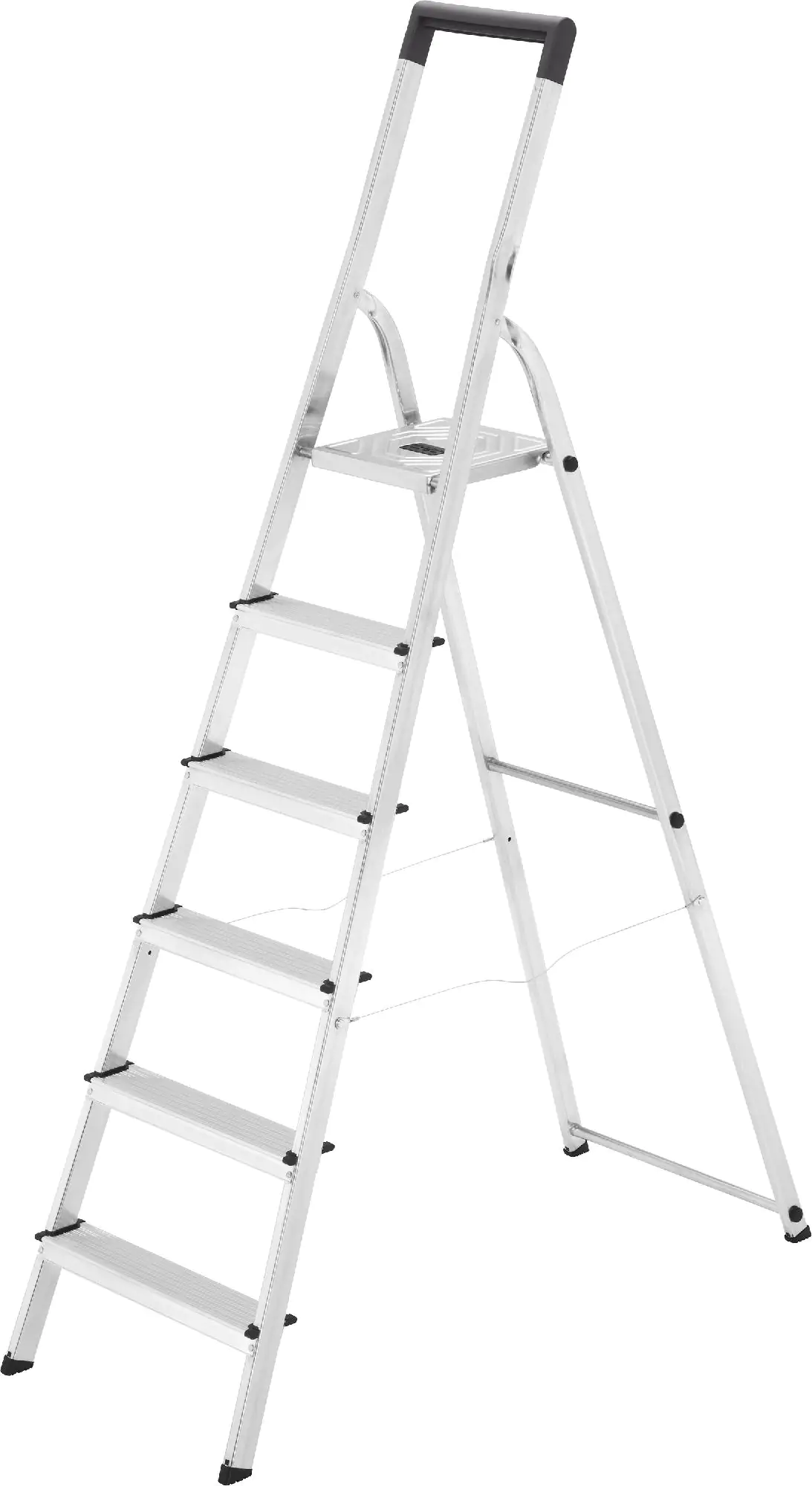 Hailo Aluminium-Sicherheits-Stehleiter L40 BasicLine 3,28 m