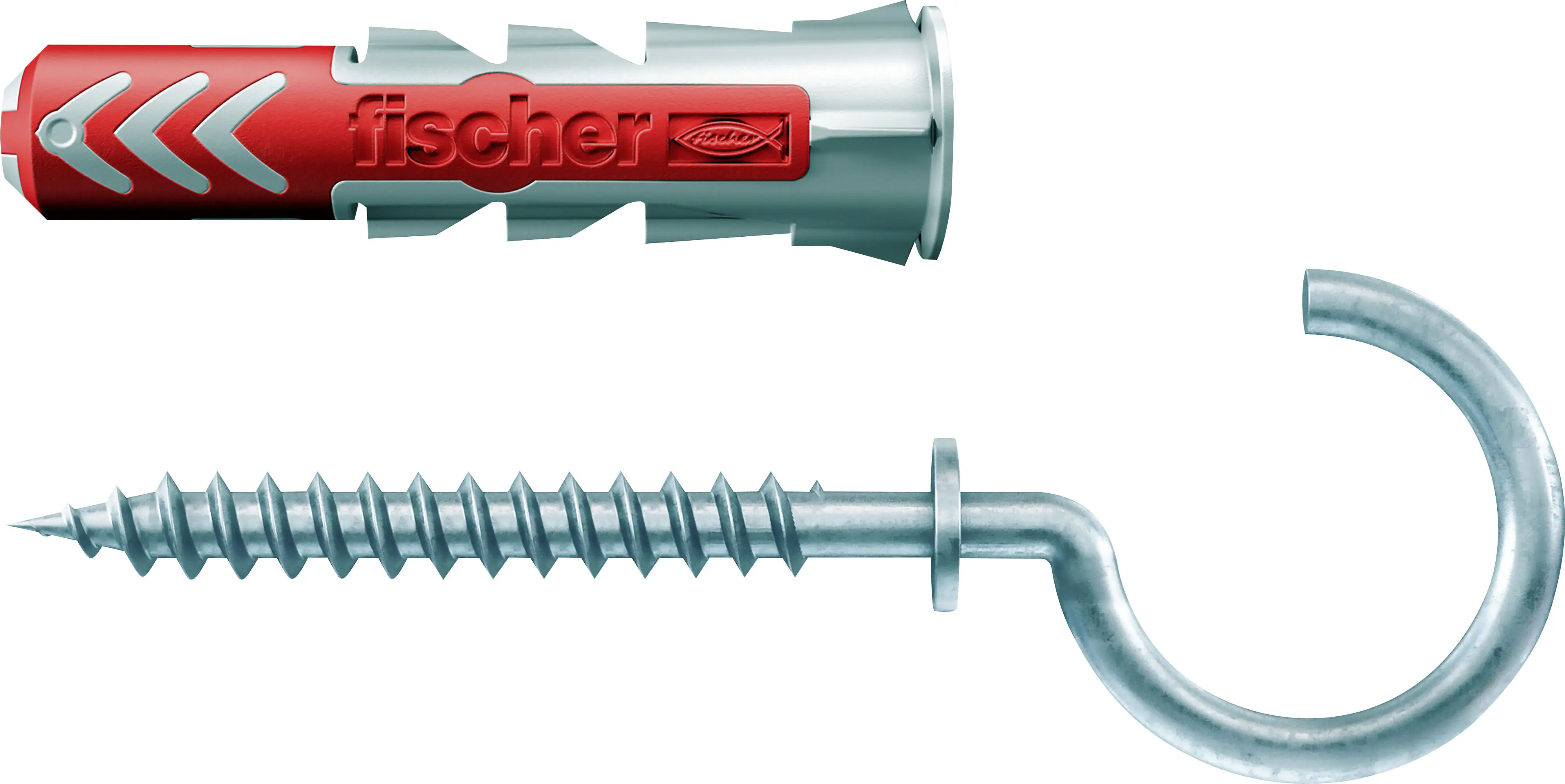 Fischer Dübel-Set DuoPower RH G 10 x 50 mm mit Rundhaken - 2 Stück