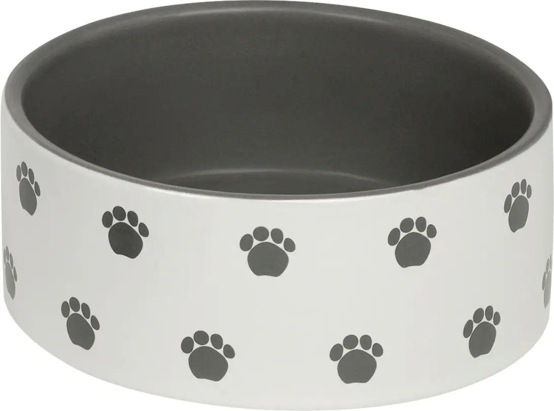 Nobby Hundenapf Keramik Pata Ø 15 cm - 550 ml creme-grau