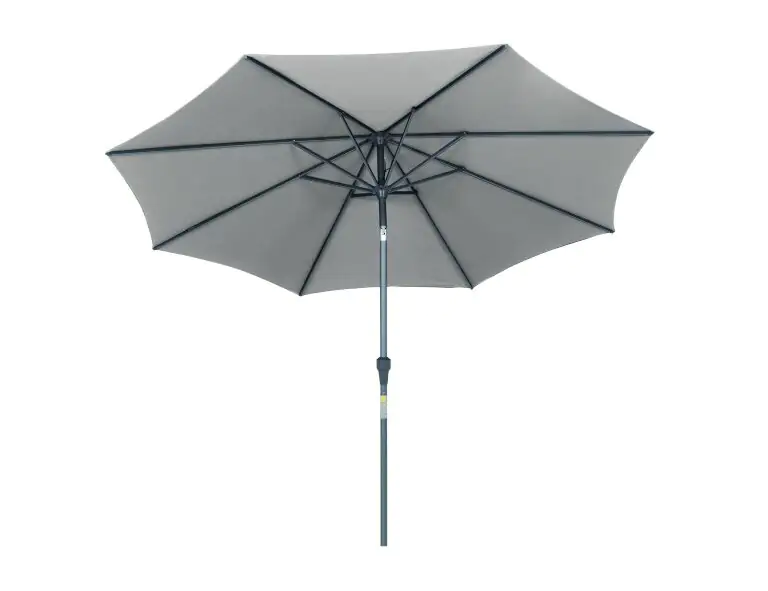 Siena Garden Mittelstockschirm Avio taupe Ø 300 cm