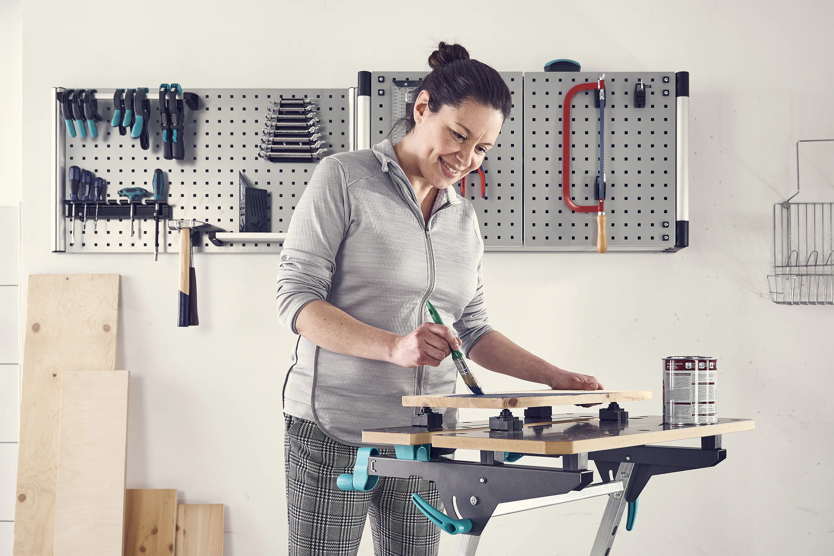 Wolfcraft Maschinen- und Spanntisch Master 750 Ergo höhenverstellbar