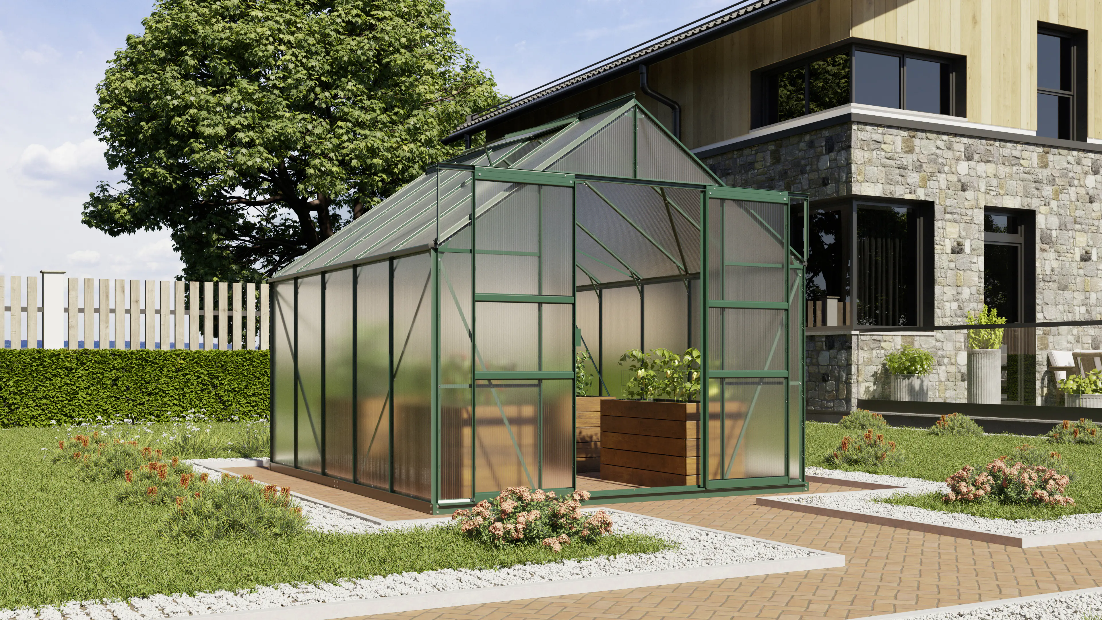 Vitavia Gewächshaus Mars 8300 254 x 317 cm 4 mm HPK