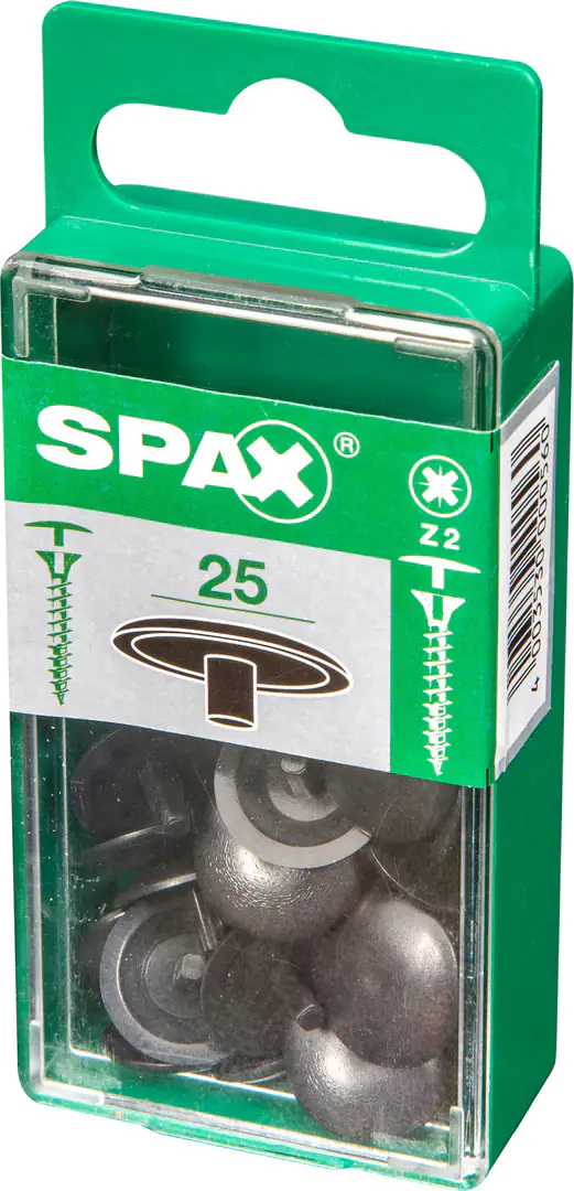 Spax Abdeckkappen braun zum stecken - 25 Stk.