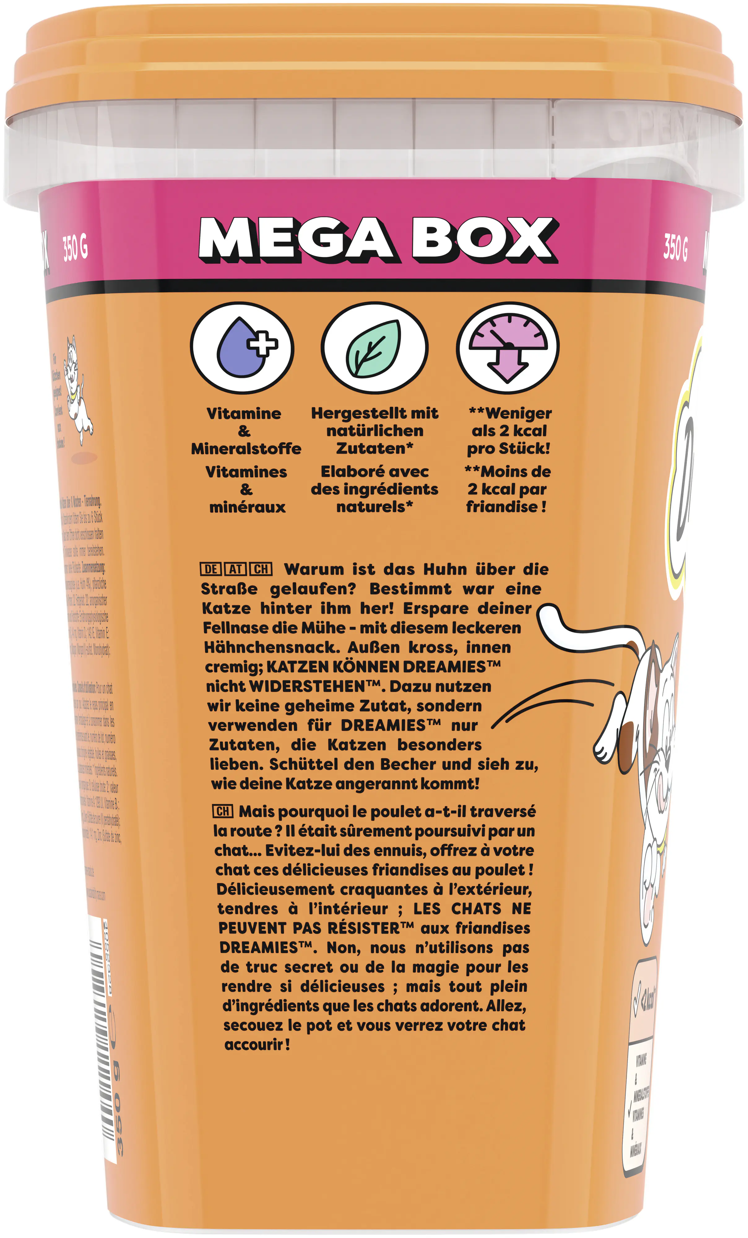 Dreamies Mega Box Katzensnack 350 g Huhn 