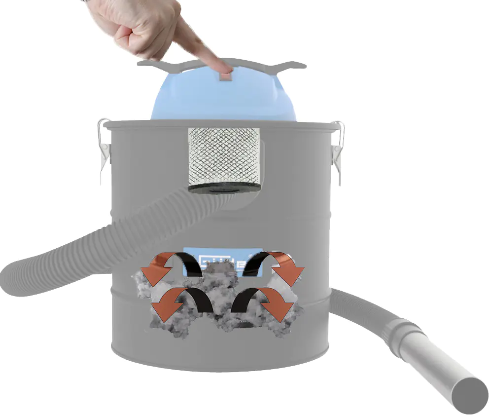 Güde Aschesauger GA 18-1200.1R 230 V, 1200 W, 18 l