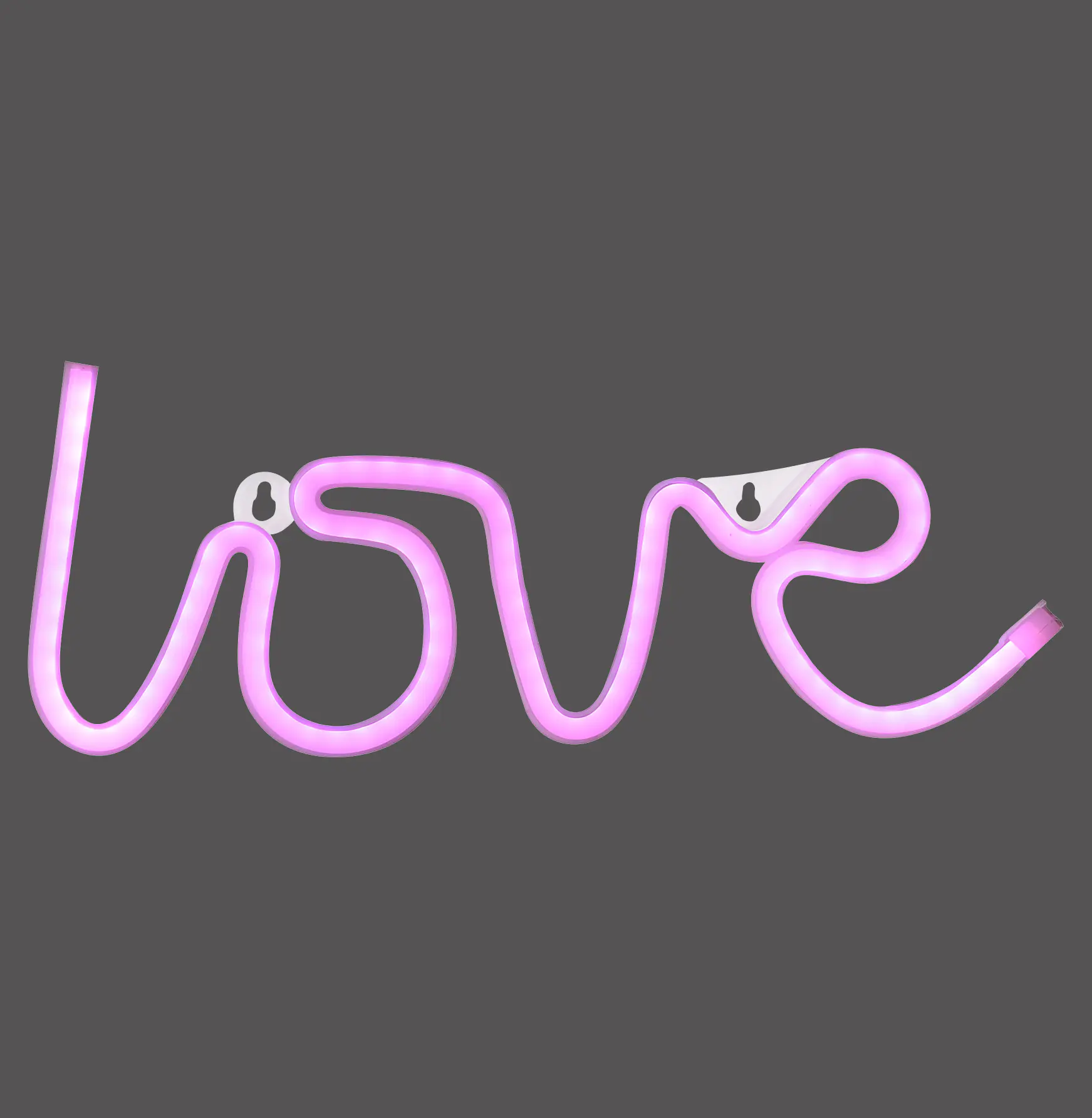 Just light LED Dekoleuchte Love 12,5 x 2 x 34,5 cm