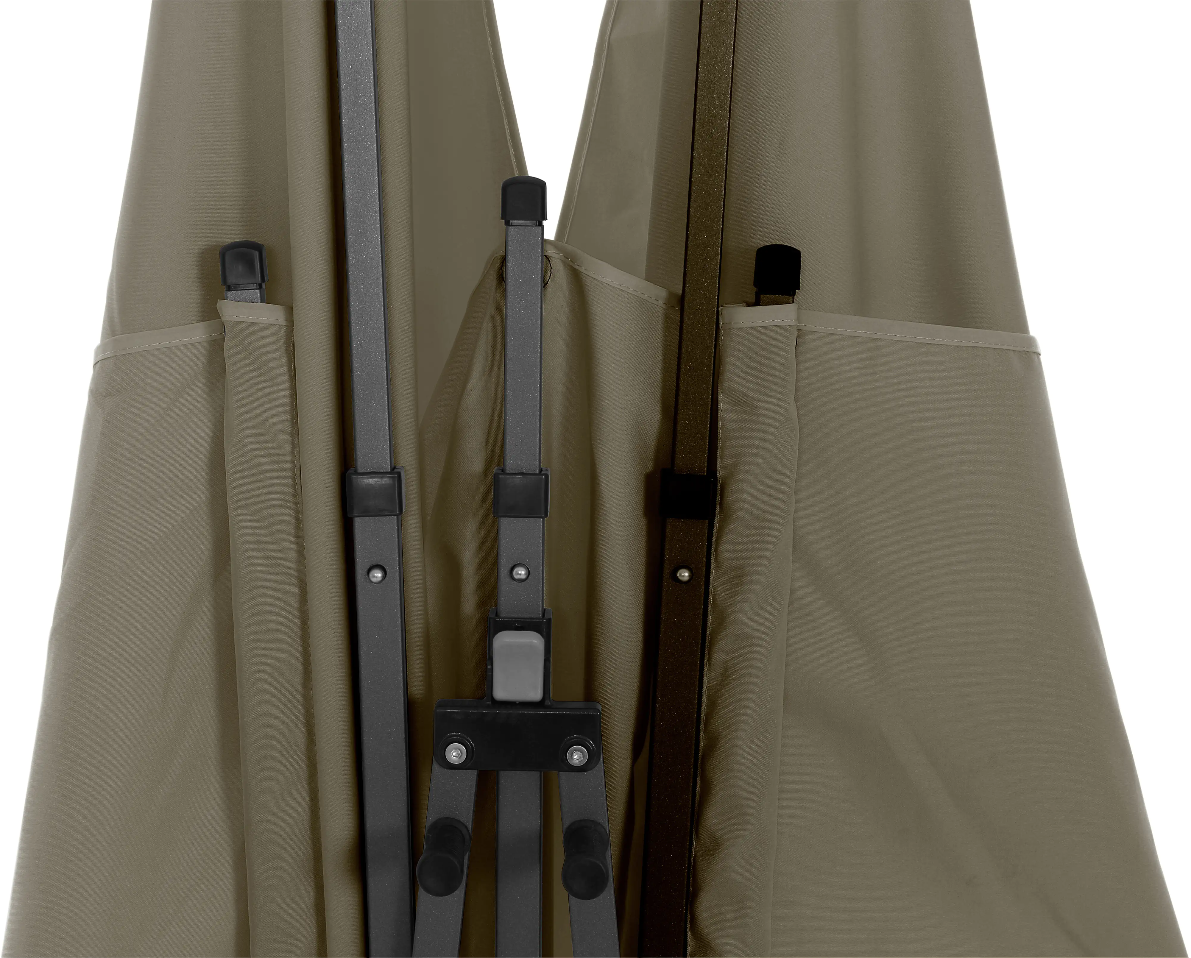 Siena Garden Sichtschutz Ben 150x280 cm taupe Gestell aus Stahl,Polyester