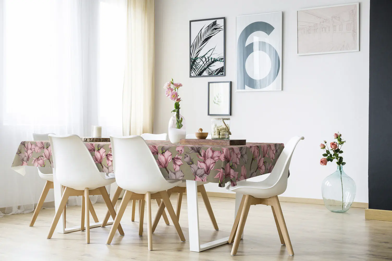 d-c-fix Tischdecke Bergamo Magnolie 138 cm