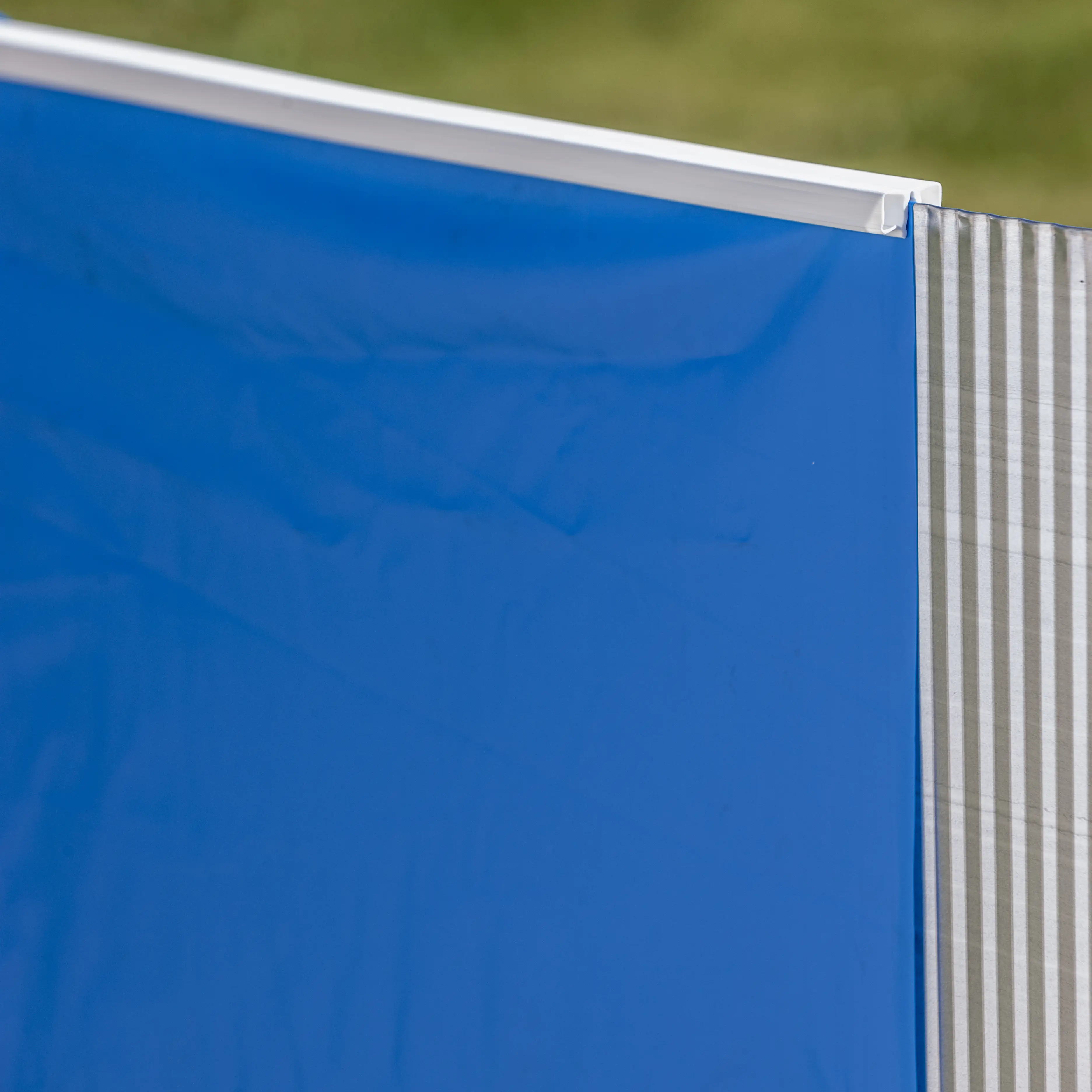 Gre Stahlwandpool Granada rund Ø 350 x 132 cm, graphit