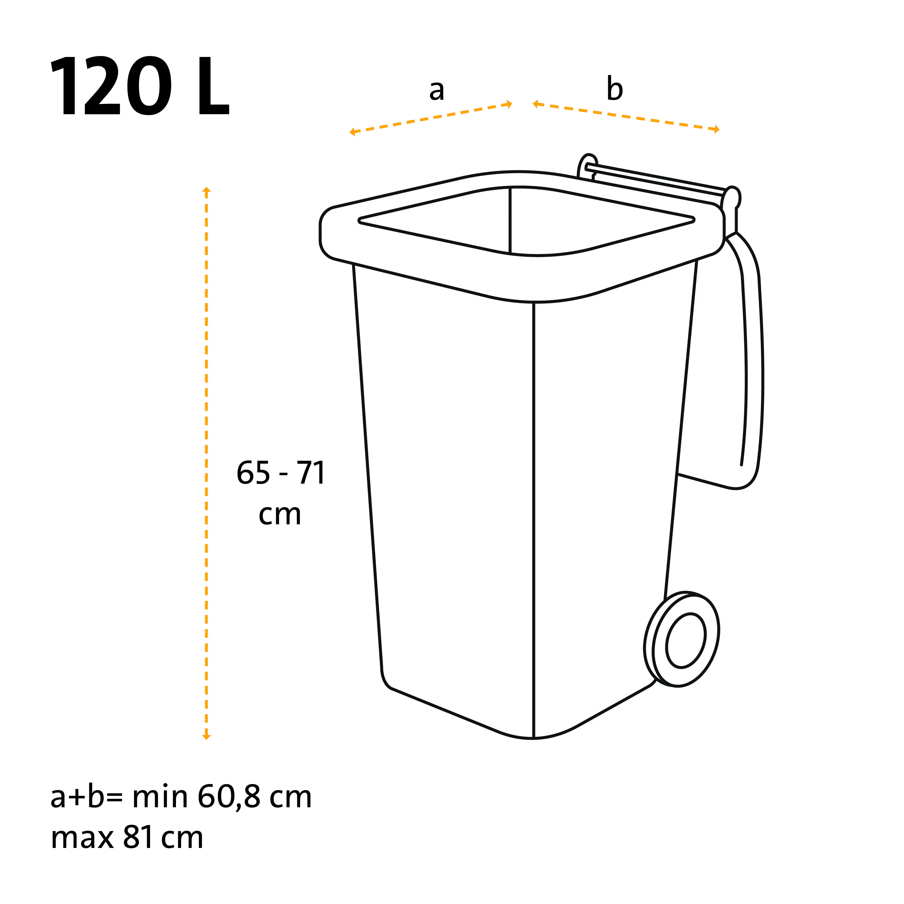 Swirl® Schwerlast-Säcke Profi mit Zugband 120 L Reißfest & Dicht