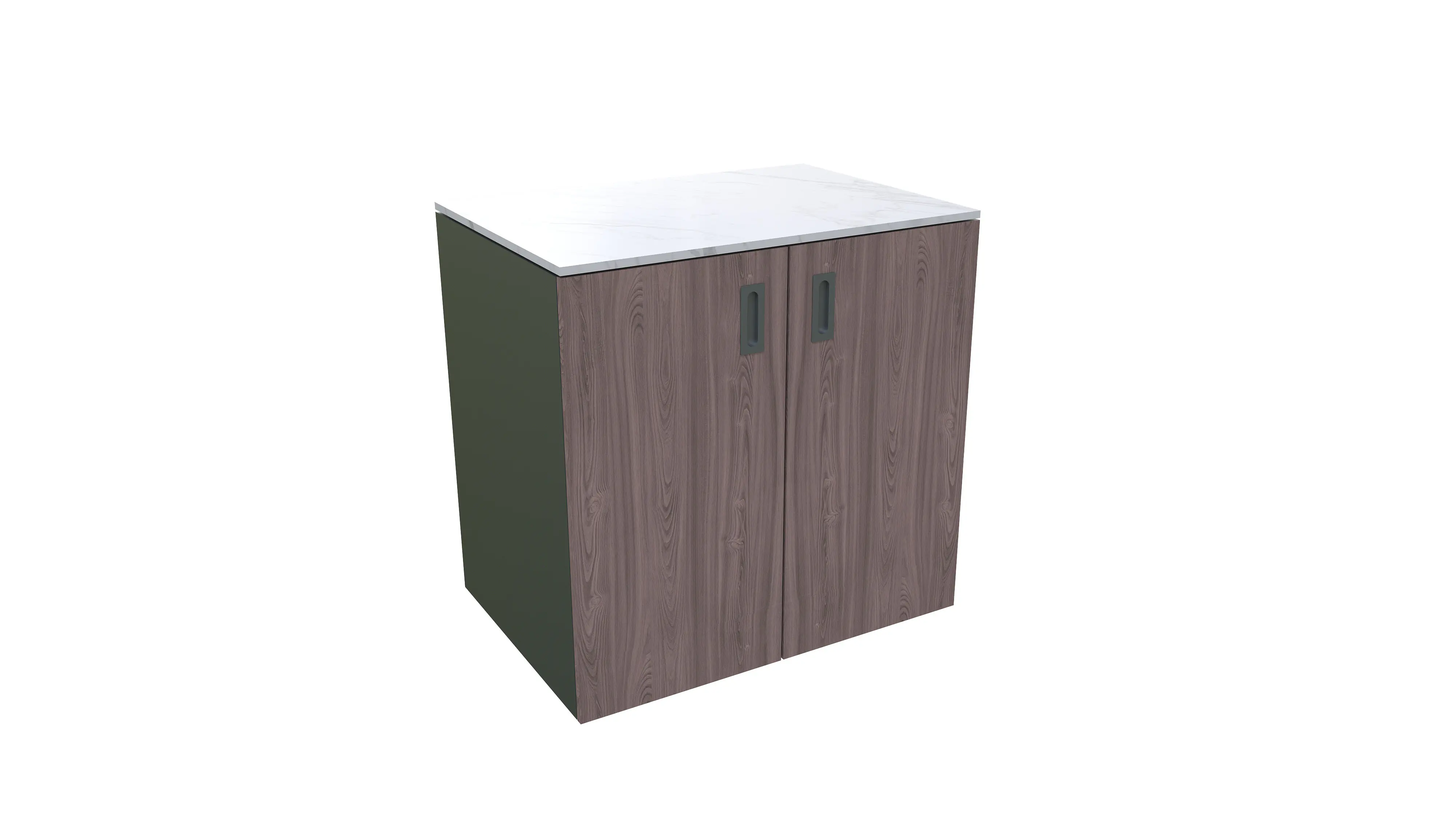 Bellano Living Element für Outdoorküchen inkl. 2 Türen walnuss
