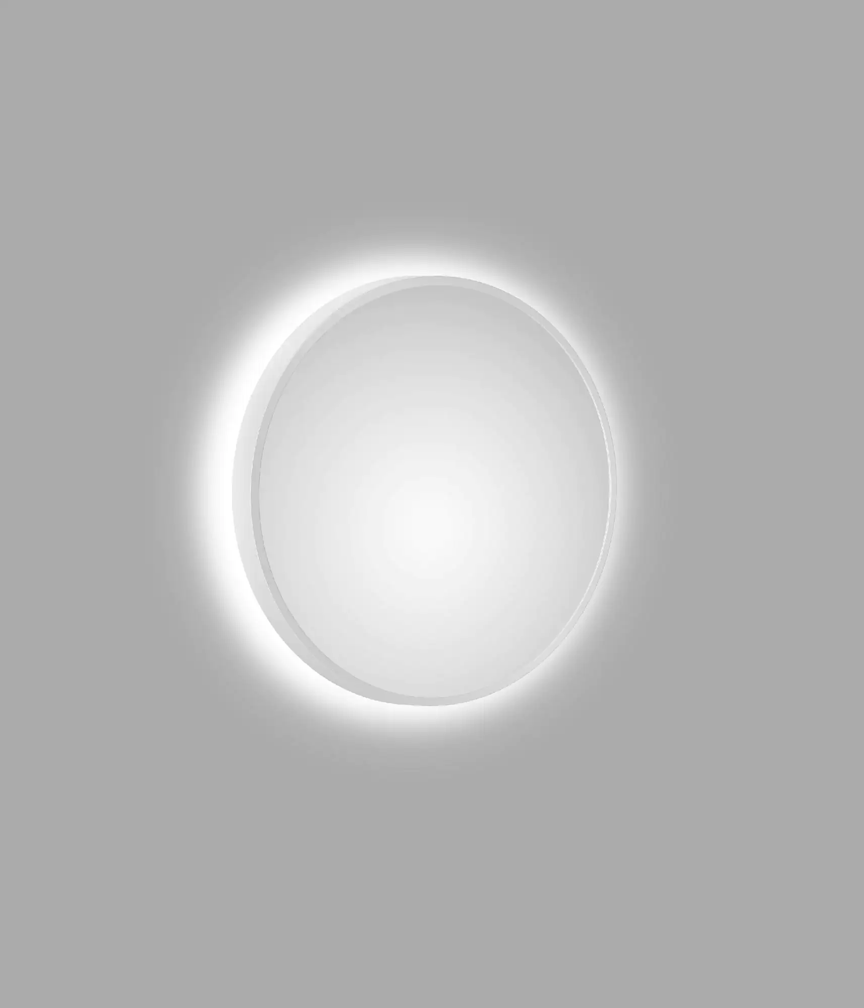 DSK LED Lichtspiegel Silver Barbier Ø50 cm, weiß