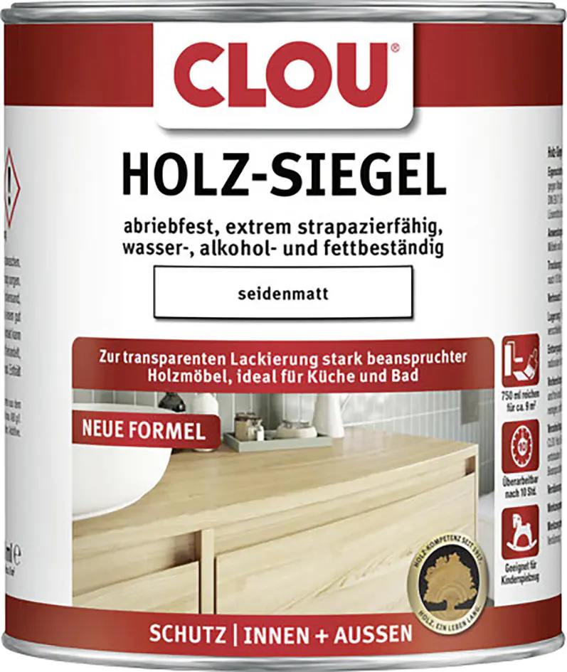 Clou Holz-Siegel 750 ml seidenmatt transparent