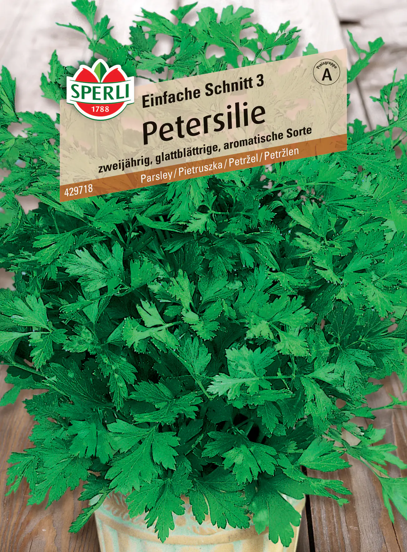 Sperli Petersilie Einfache Schnitt 3
