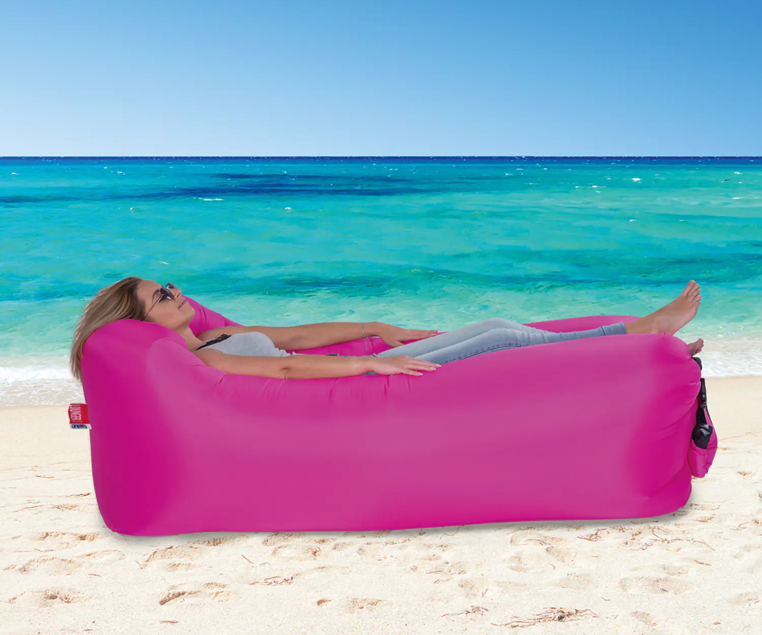 LOUNGER TO GO 2.0® pink 180 x 75 x 60 cm