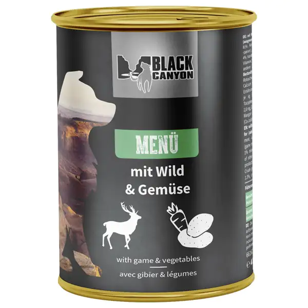 Black Canyon Hundenassfutter Adult Menü getreidefrei 410 g Wild
