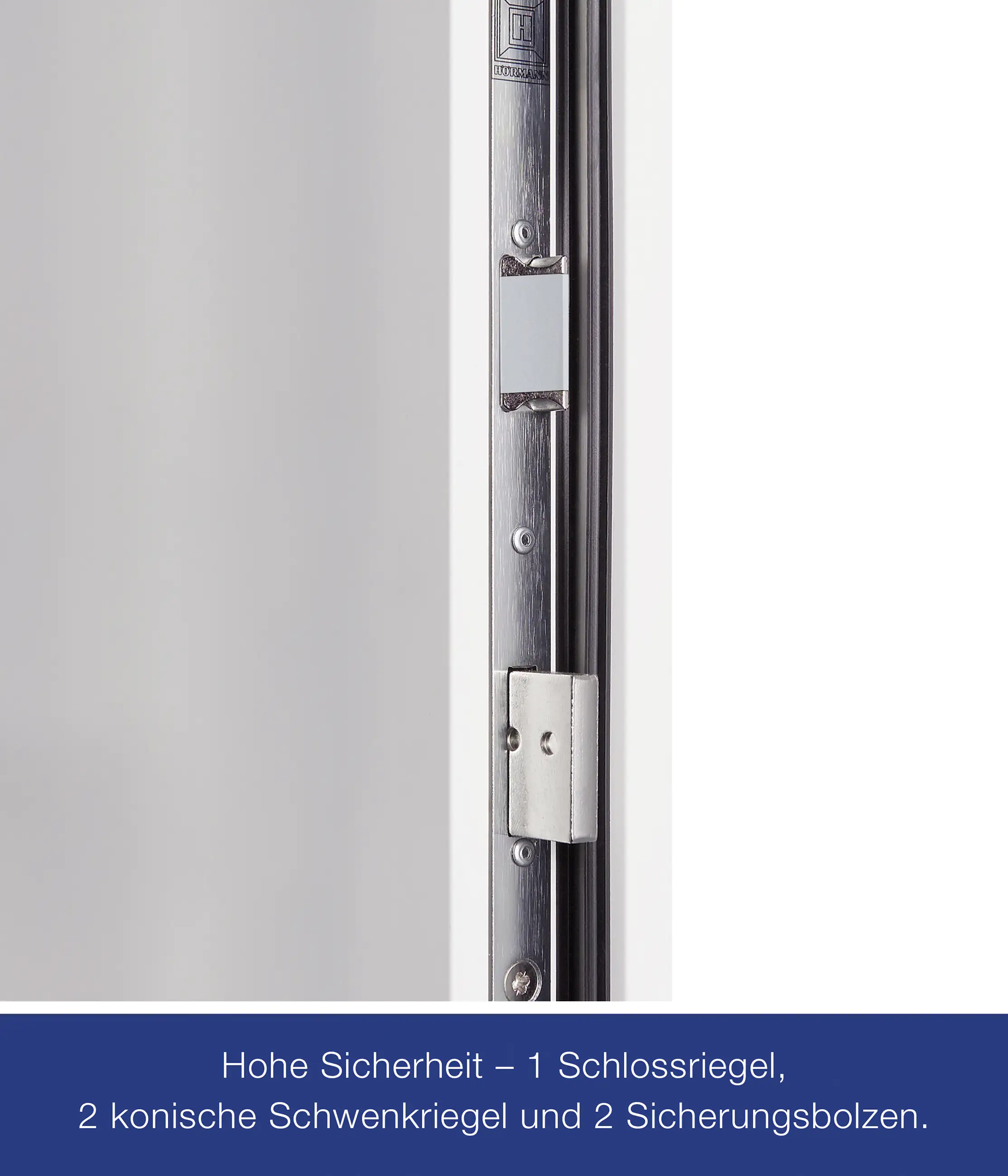Hörmann Sicherheitstür KSI Thermo46 RC2 weiß 100 x 210 cm Links