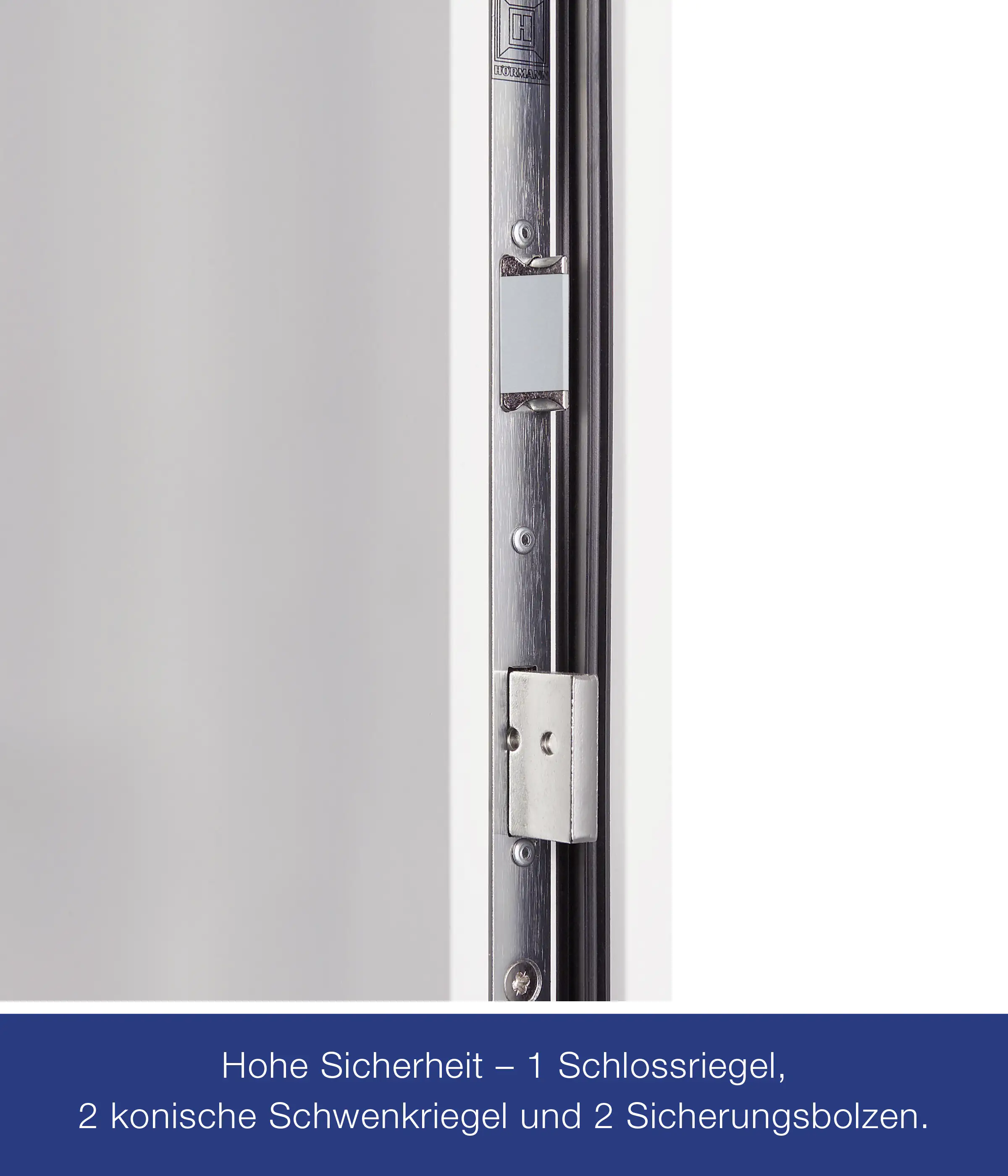 Hörmann Sicherheitstür KSI Thermo46 RC2 weiß 100 x 212,5 cm Rechts