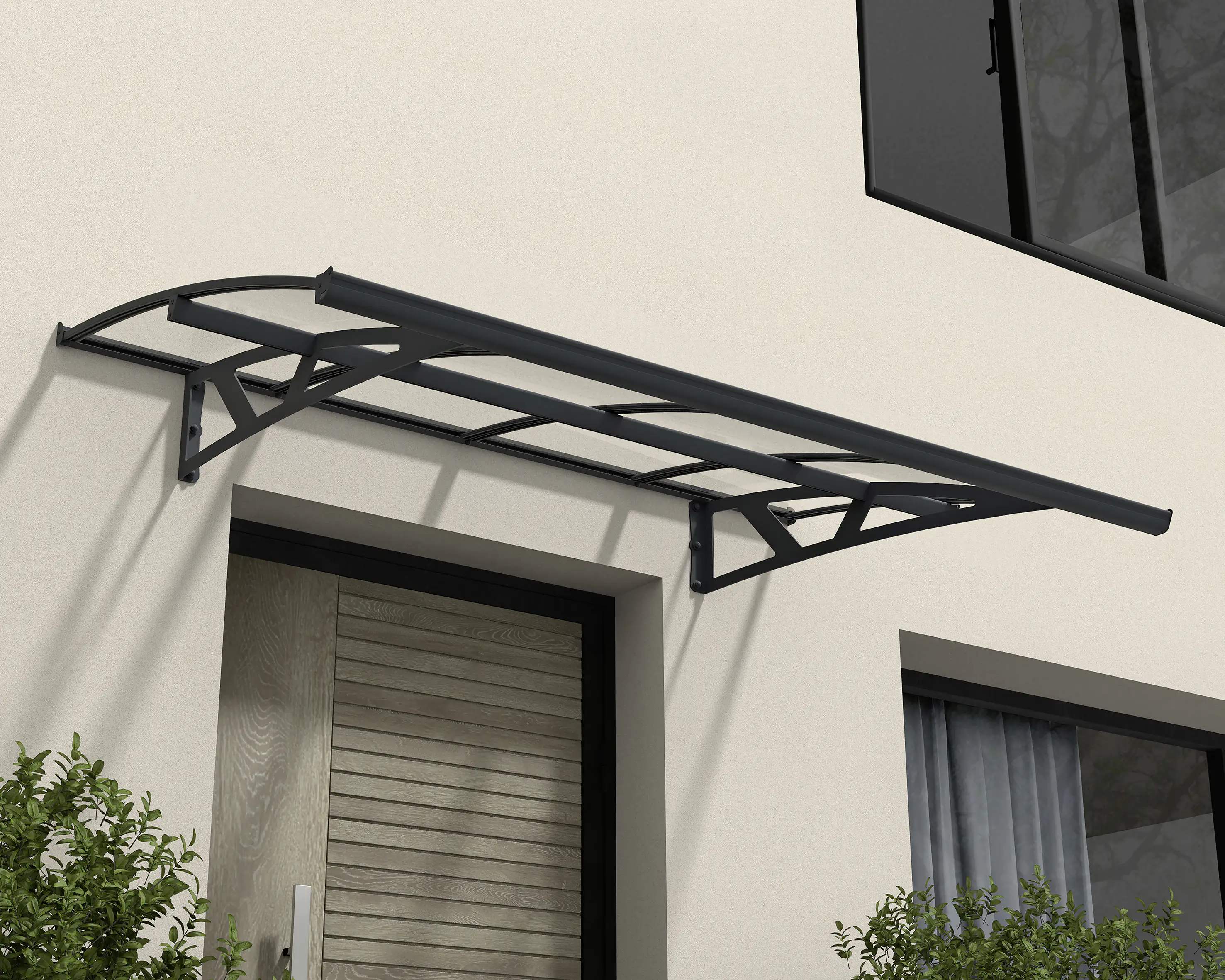 Canopia Vordach Amsterdam  223,5 x 139 cm anthrazit
