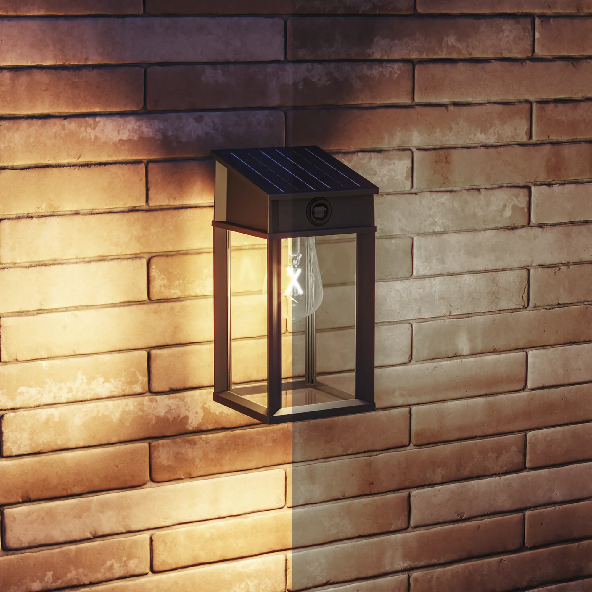 Philips Solar Wandleuchte Geri 33,5 x 18 x 18 cm warmweiß