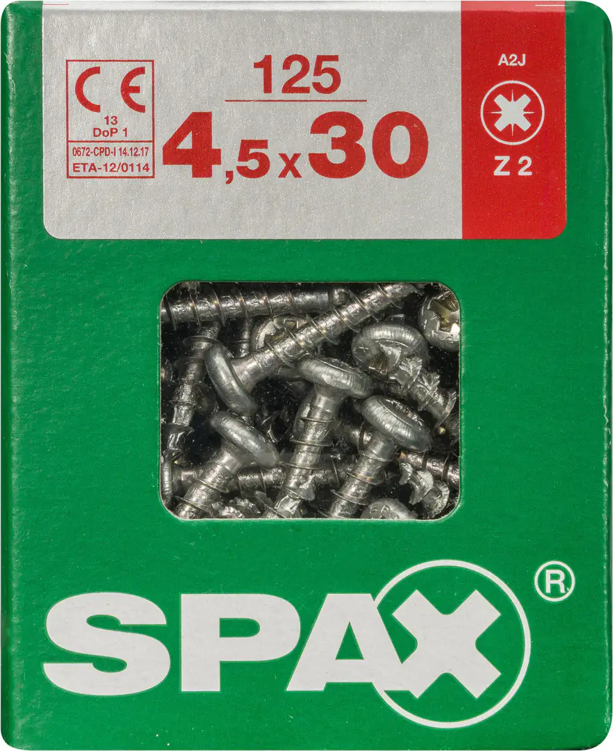 Spax Universalschrauben 4.5 x 30 mm TX 20 - 125 Stk.