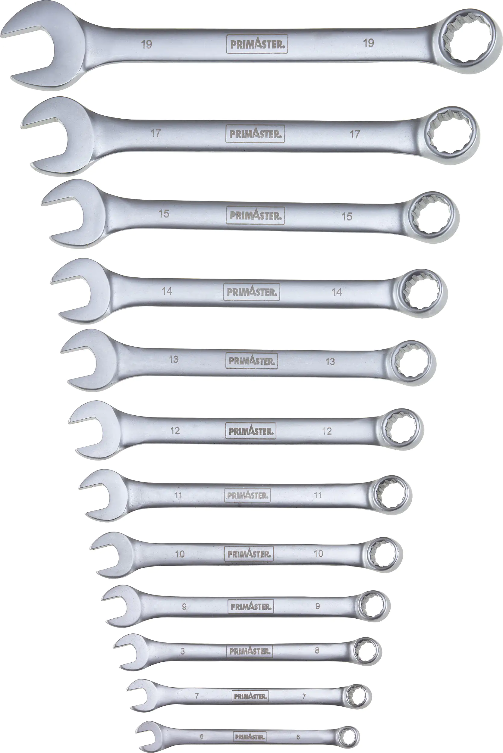 Primaster Ring-Maulschlüssel-Set 12-teilig 6 - 19 mm