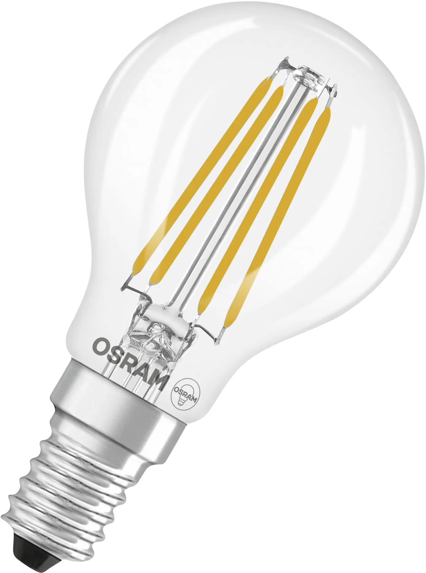 Osram LED Leuchtmittel E14 2er Pack Star Classic 3,4W klar warmweiß