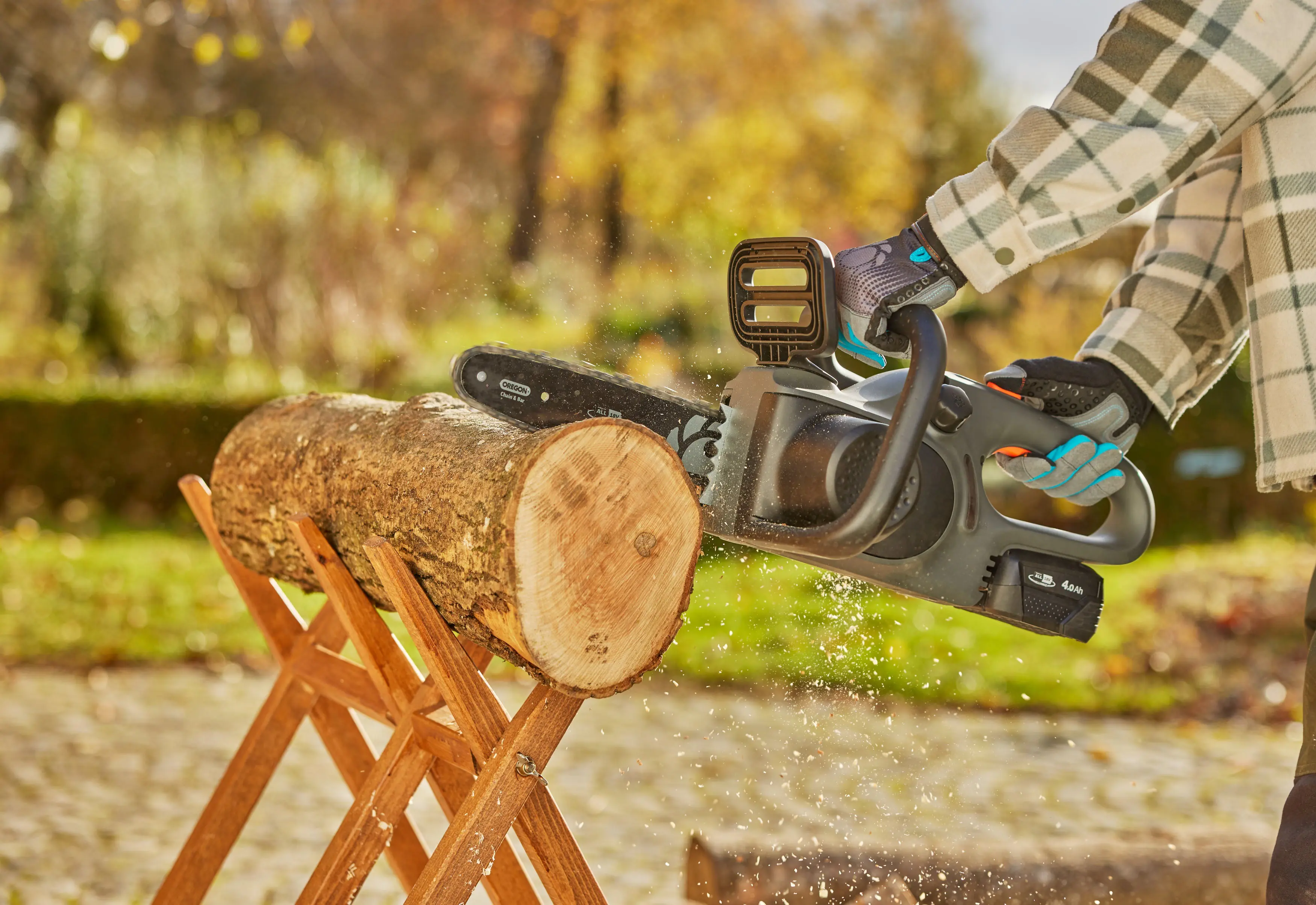 Gardena Akku-Kettensäge PowerSaw 250/18V Solo