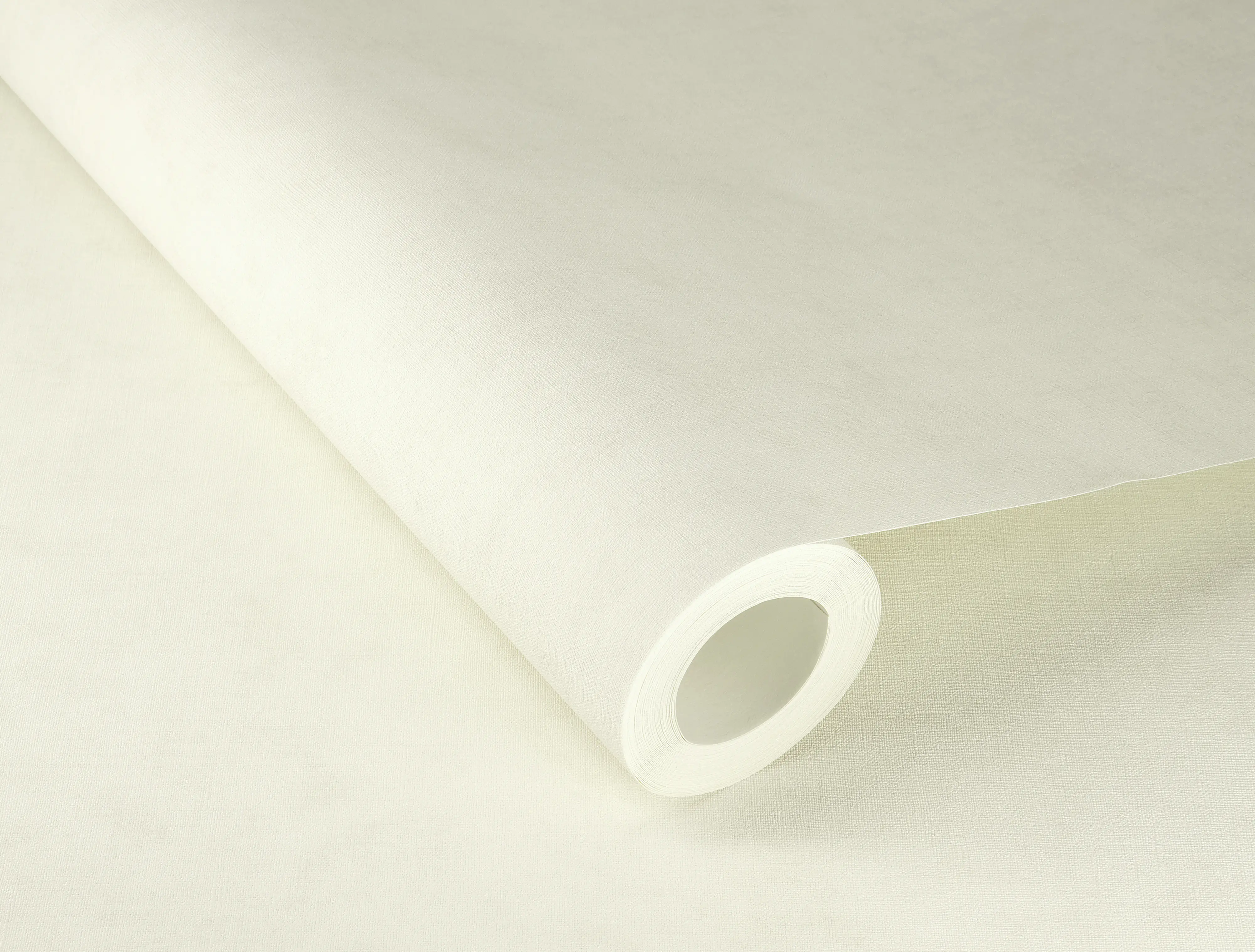 Rasch Vliestapete Paraiso Uni creme weiß 10,05 x 0,53 m