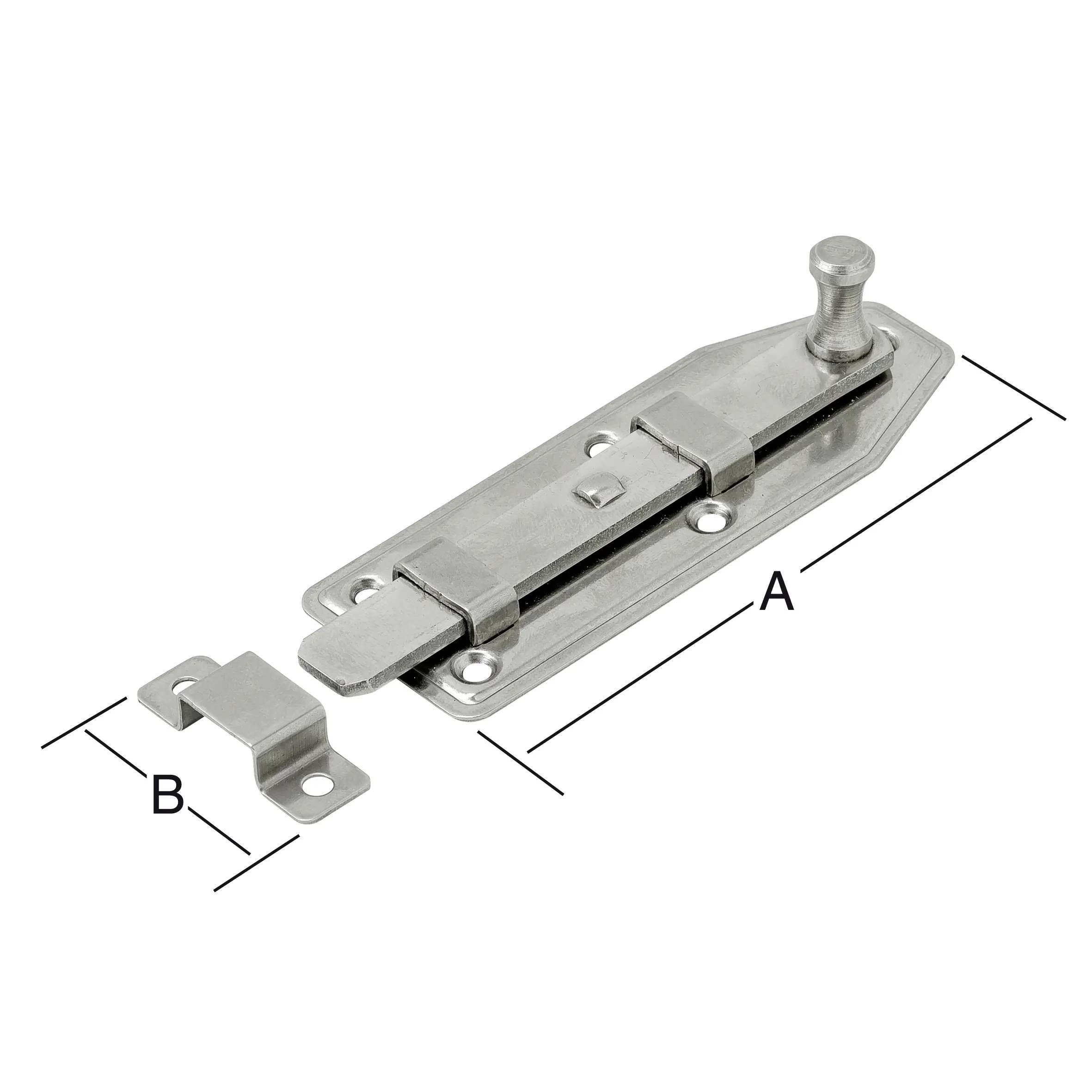 Vormann Fensterriegel 80 x 30 mm