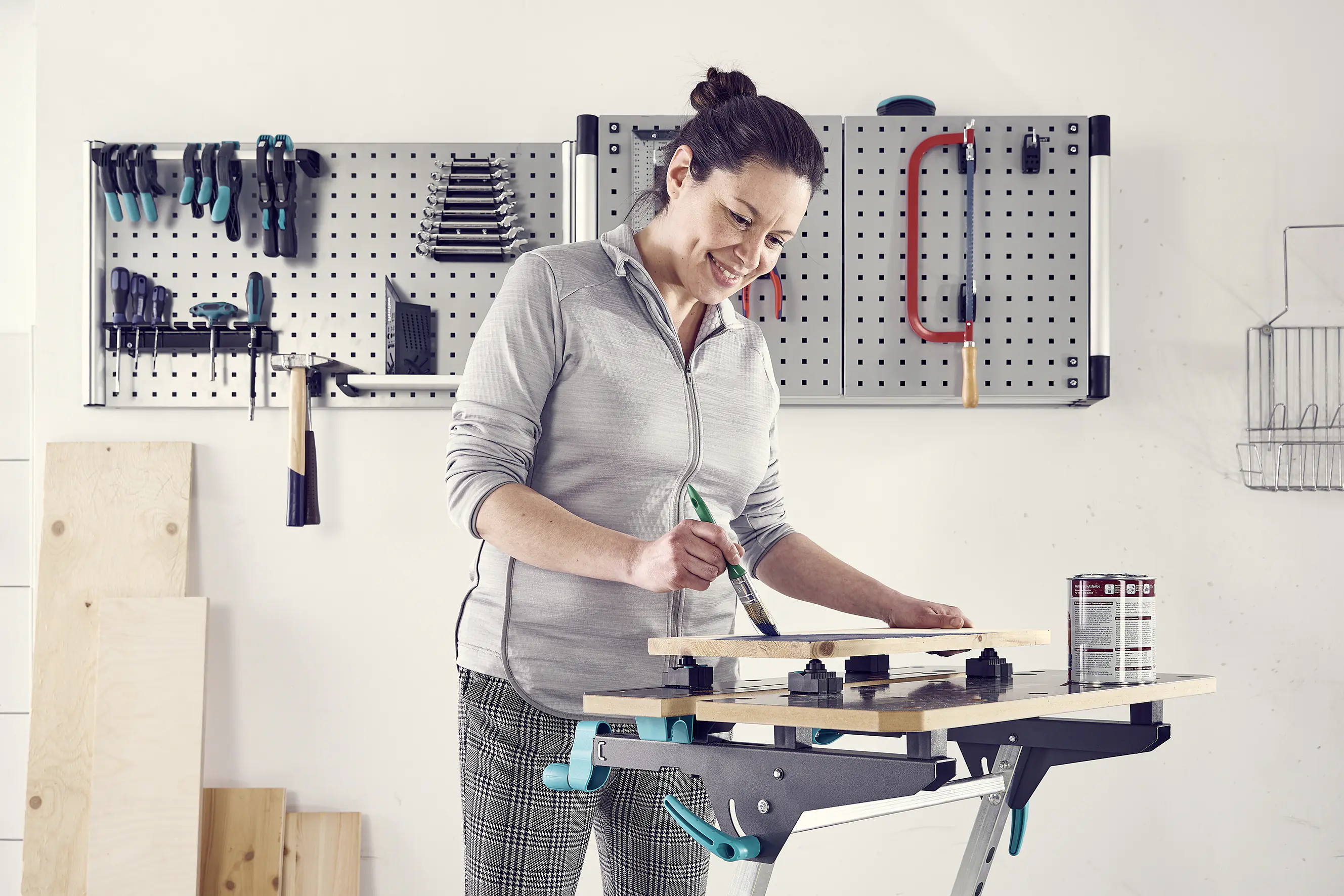 Wolfcraft Maschinen- und Spanntisch Master 750 Ergo höhenverstellbar