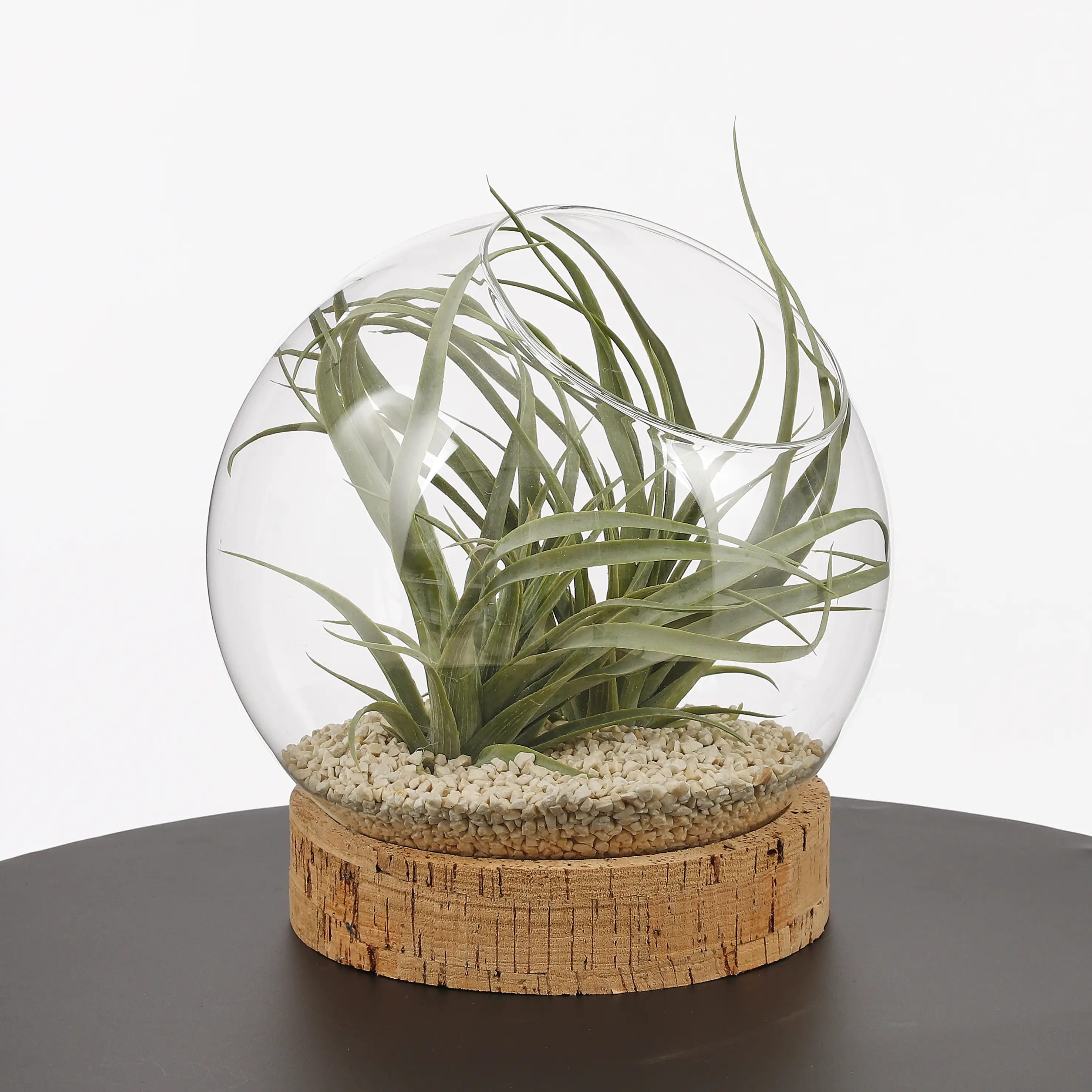 Mica Vase Jillian transparent transparent, 19 x 18 cm