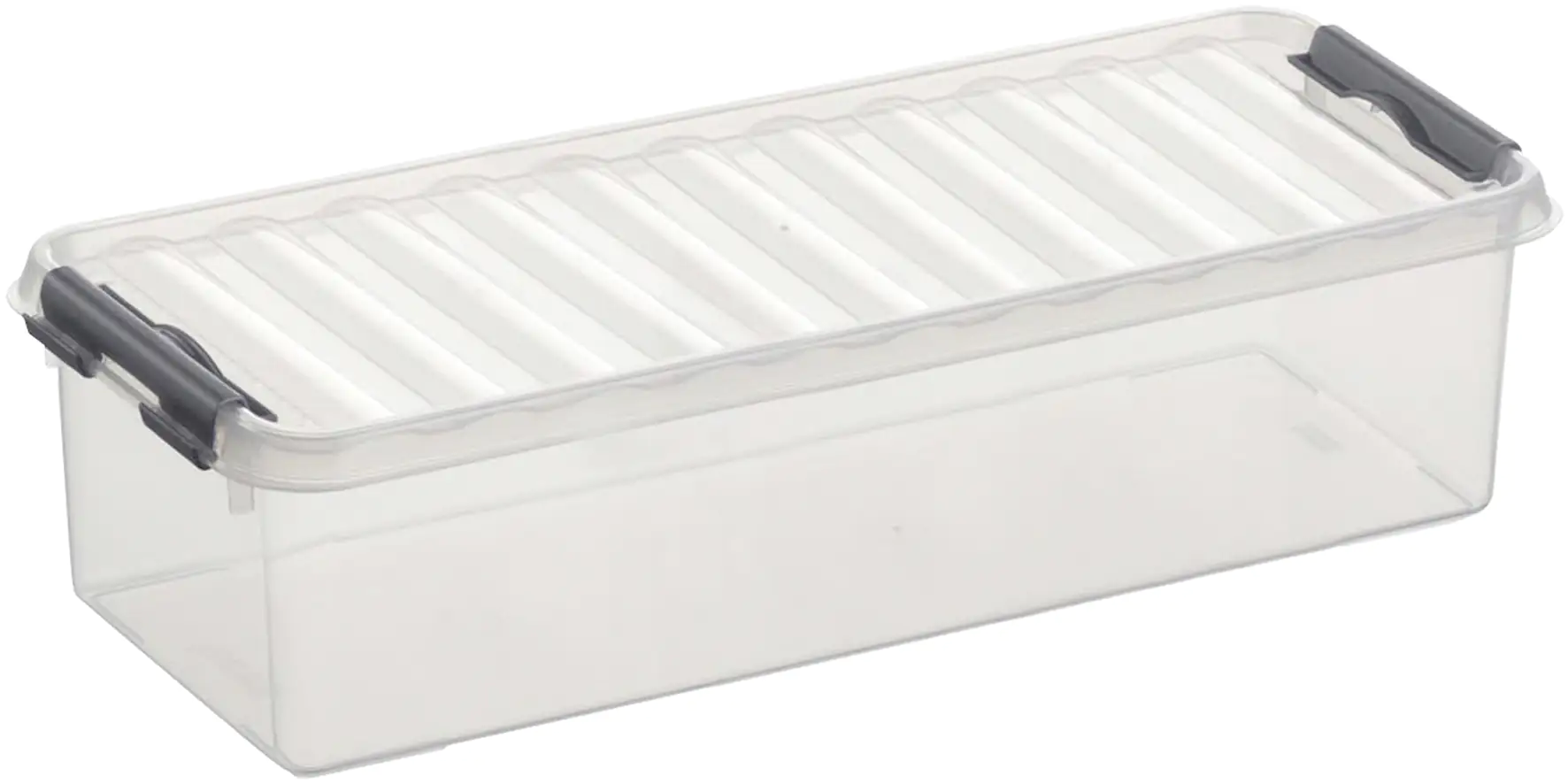 Sunware Aufbewahrungsbox Q-Line mit Deckel 38,5 x 14,1 cm 3,5 L transparent