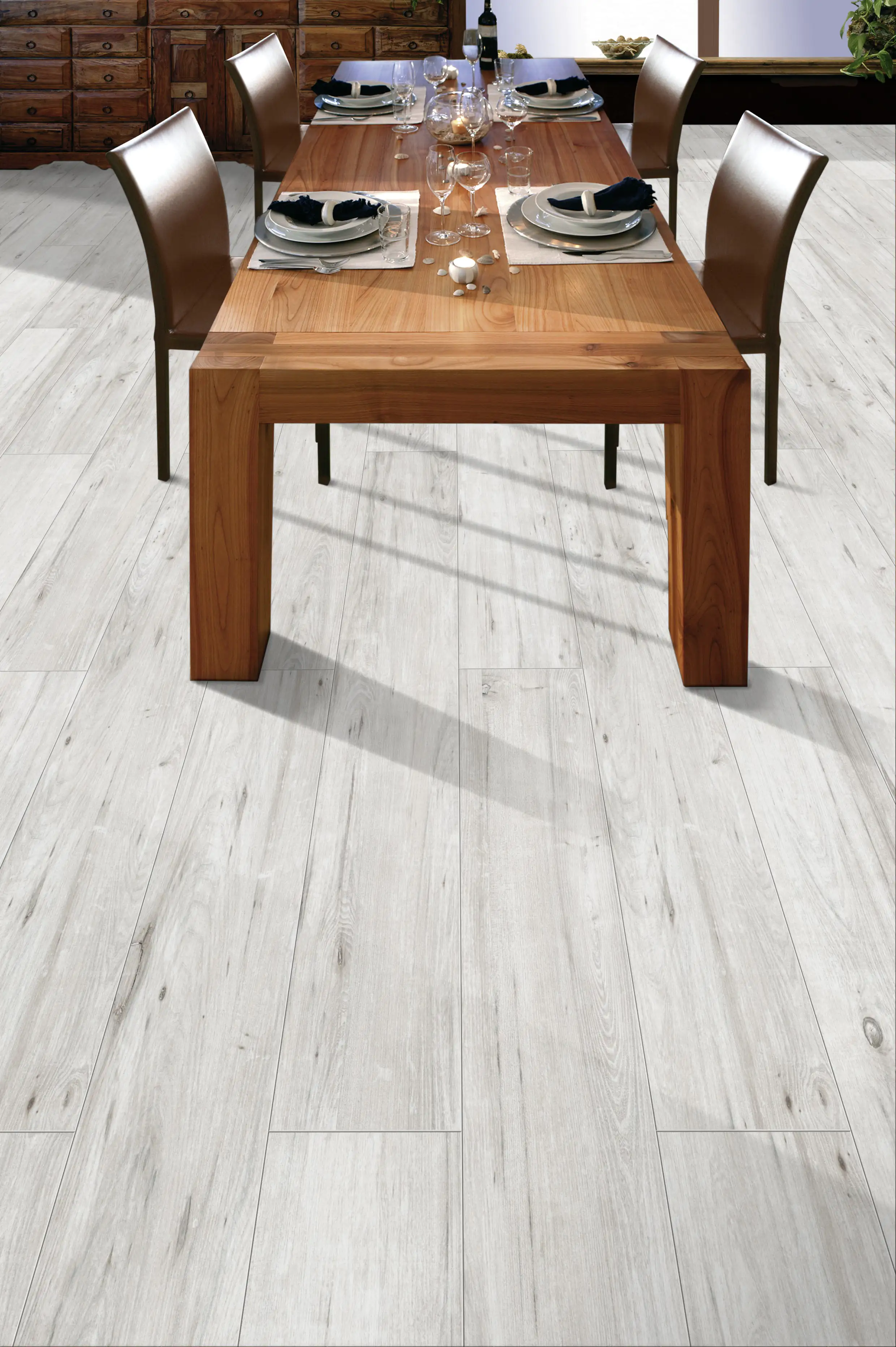 Classen Laminat 7 mm 4V 128,6 x 19,4 cm 7 mm Eiche grau rustikal