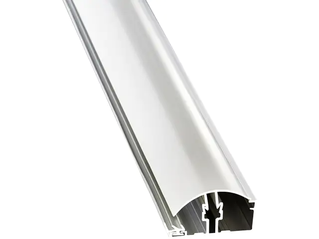 Gutta PVC Klemm-Randprofil 2500 mm weiß für 10, 16 mm Hohlkammerplatte