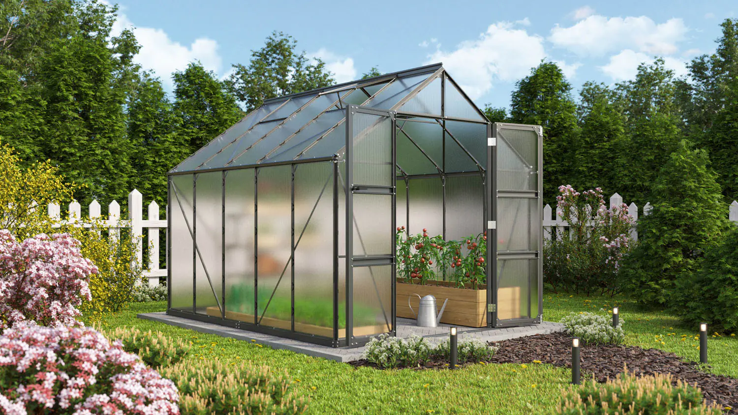 Vitavia Gewächshaus Domus 8300 257 x 324 cm 6 mm HPK