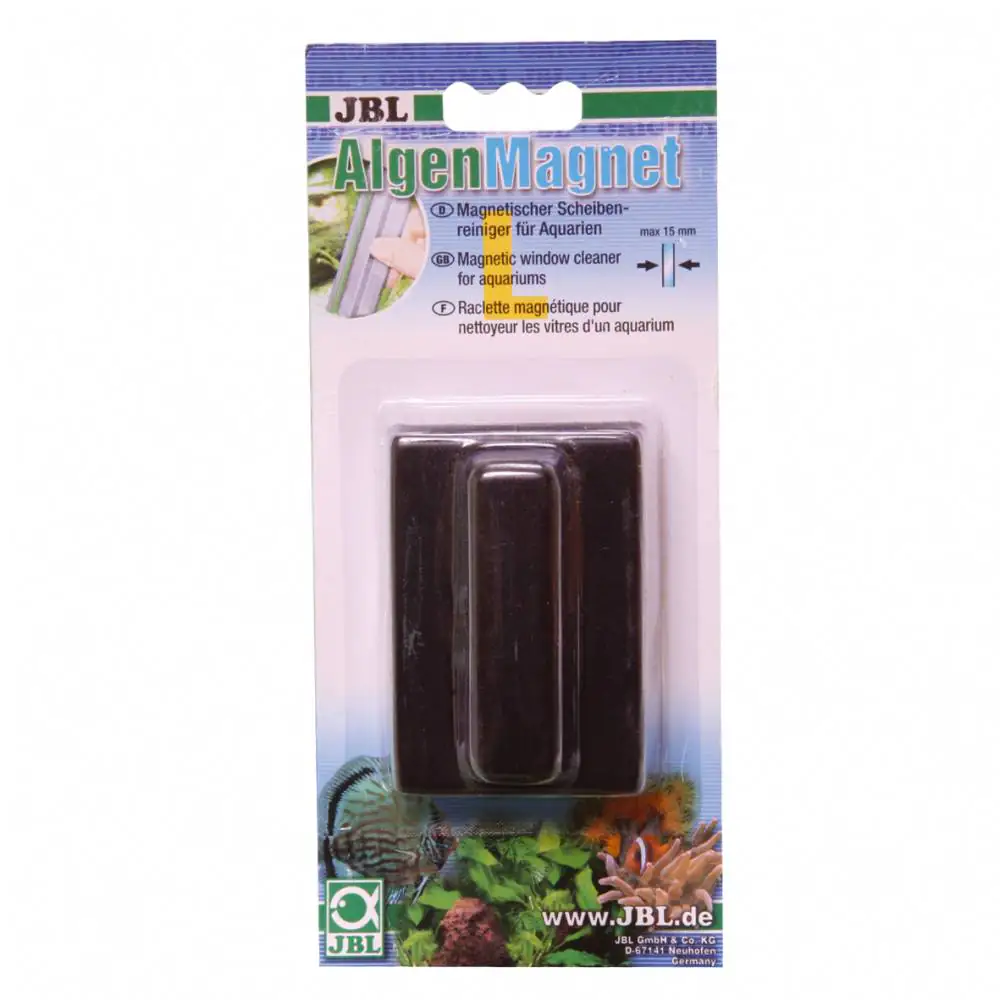 JBL Aquarienzubehör Algenmagnet Scheiben-Reinigungsmagnet für 15 mm Scheiben