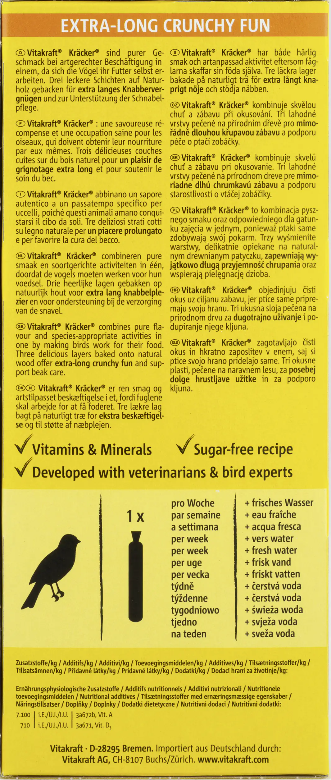 Vitakraft Kräcker® Honig & Sesam 3 Stück / 90 g