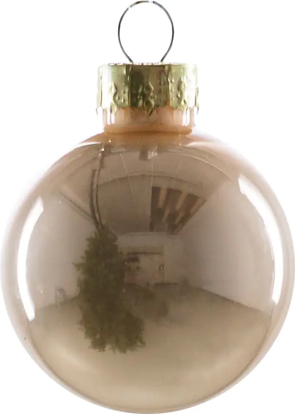 TrendLine Weihnachtskugeln aus Glas Ø 3,5 cm champagner 16 Stück